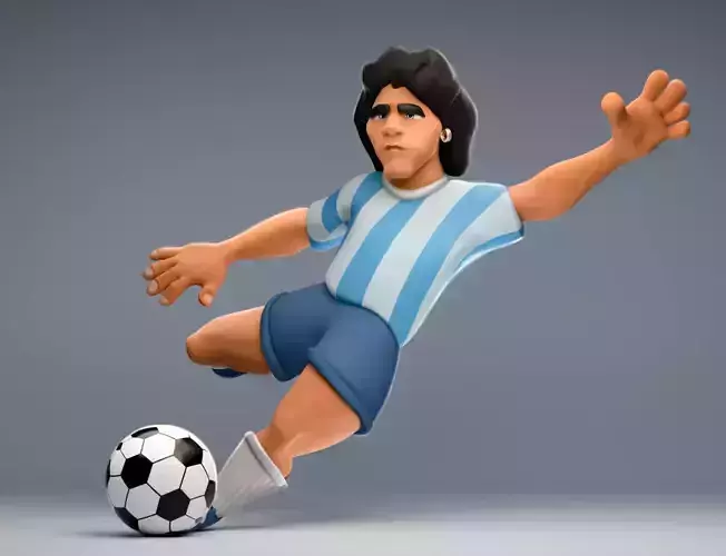 Maradona  3D print model