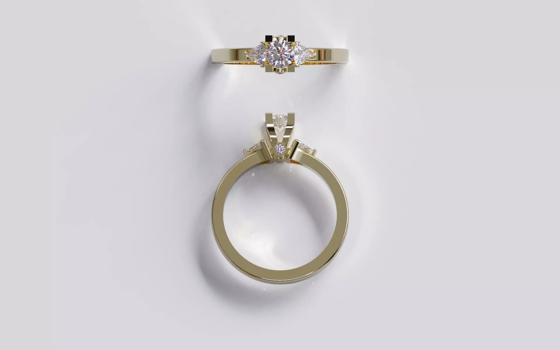 engagement rings  3D print model_9