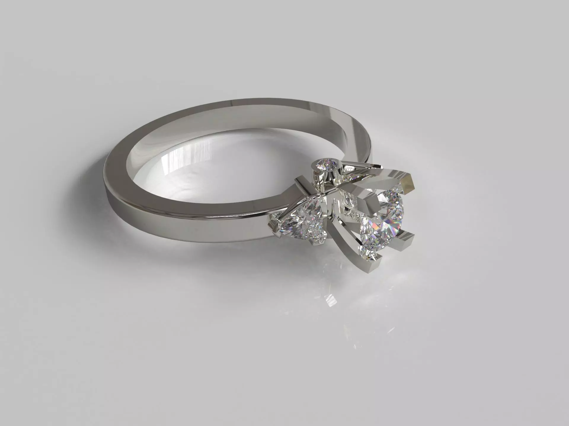 engagement rings  3D print model_1