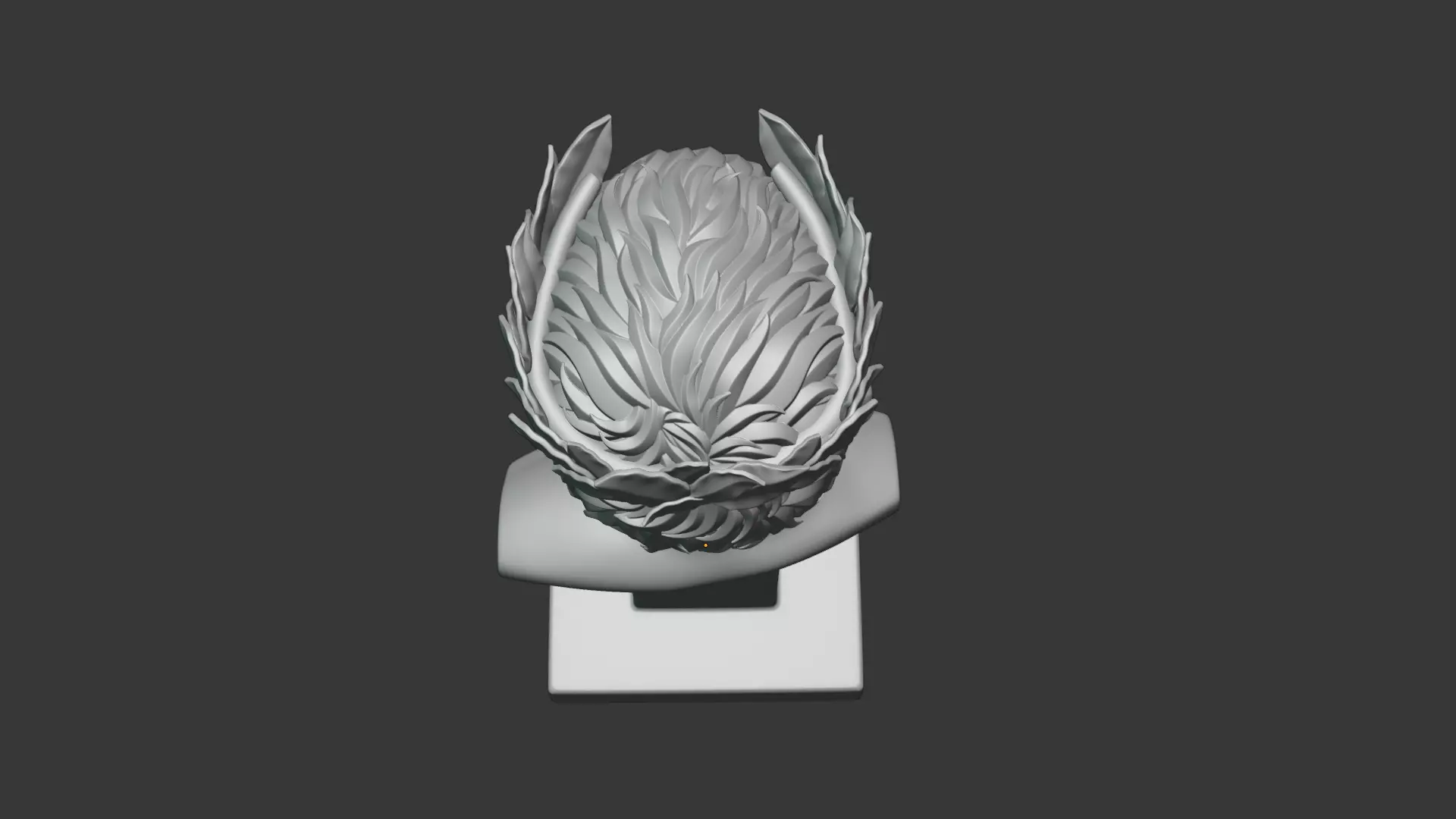 Semi Realistic Gaius Julius Caesar Bust Printable 3D Model 3D print model_24