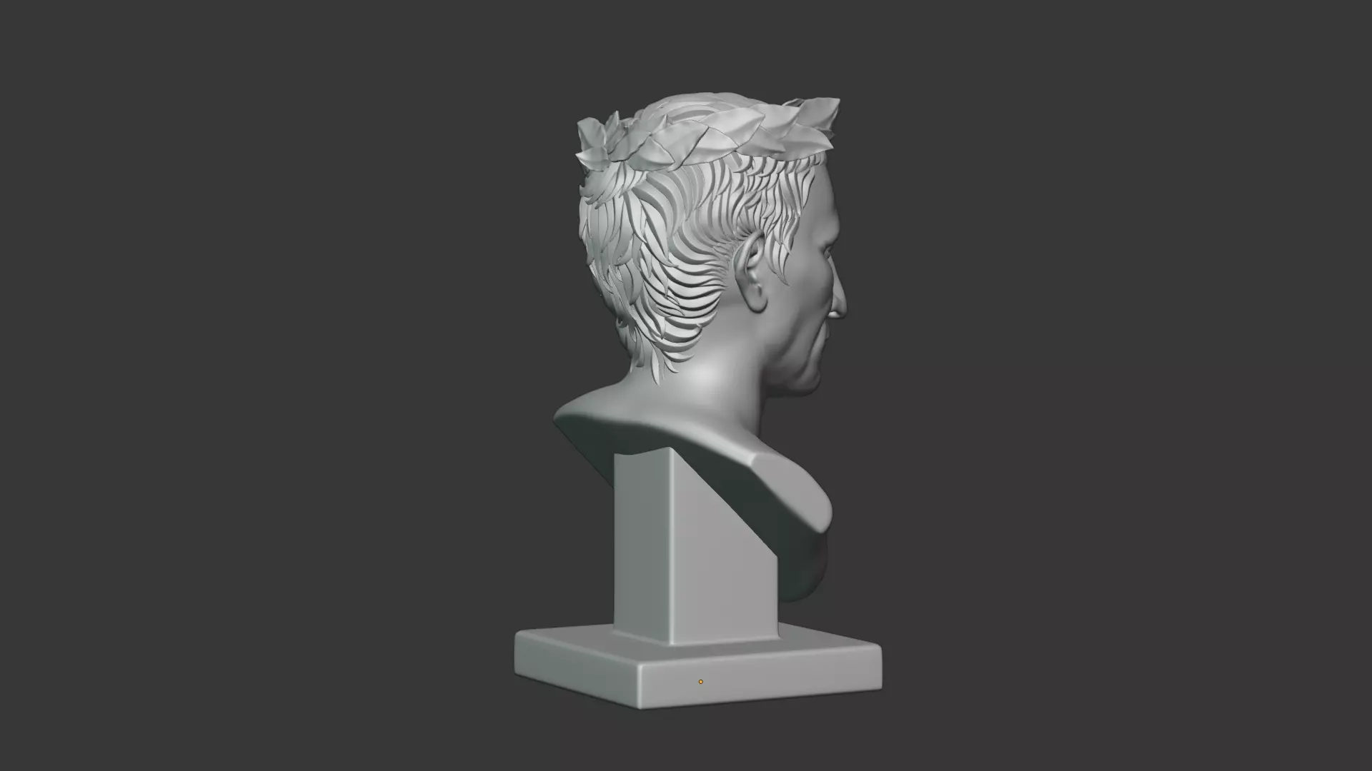 Semi Realistic Gaius Julius Caesar Bust Printable 3D Model 3D print model_22
