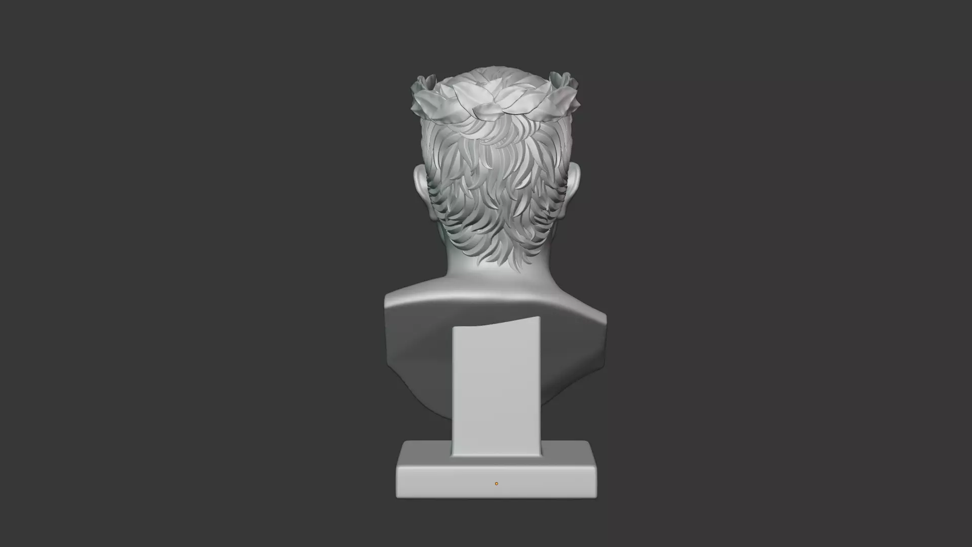 Semi Realistic Gaius Julius Caesar Bust Printable 3D Model 3D print model_21