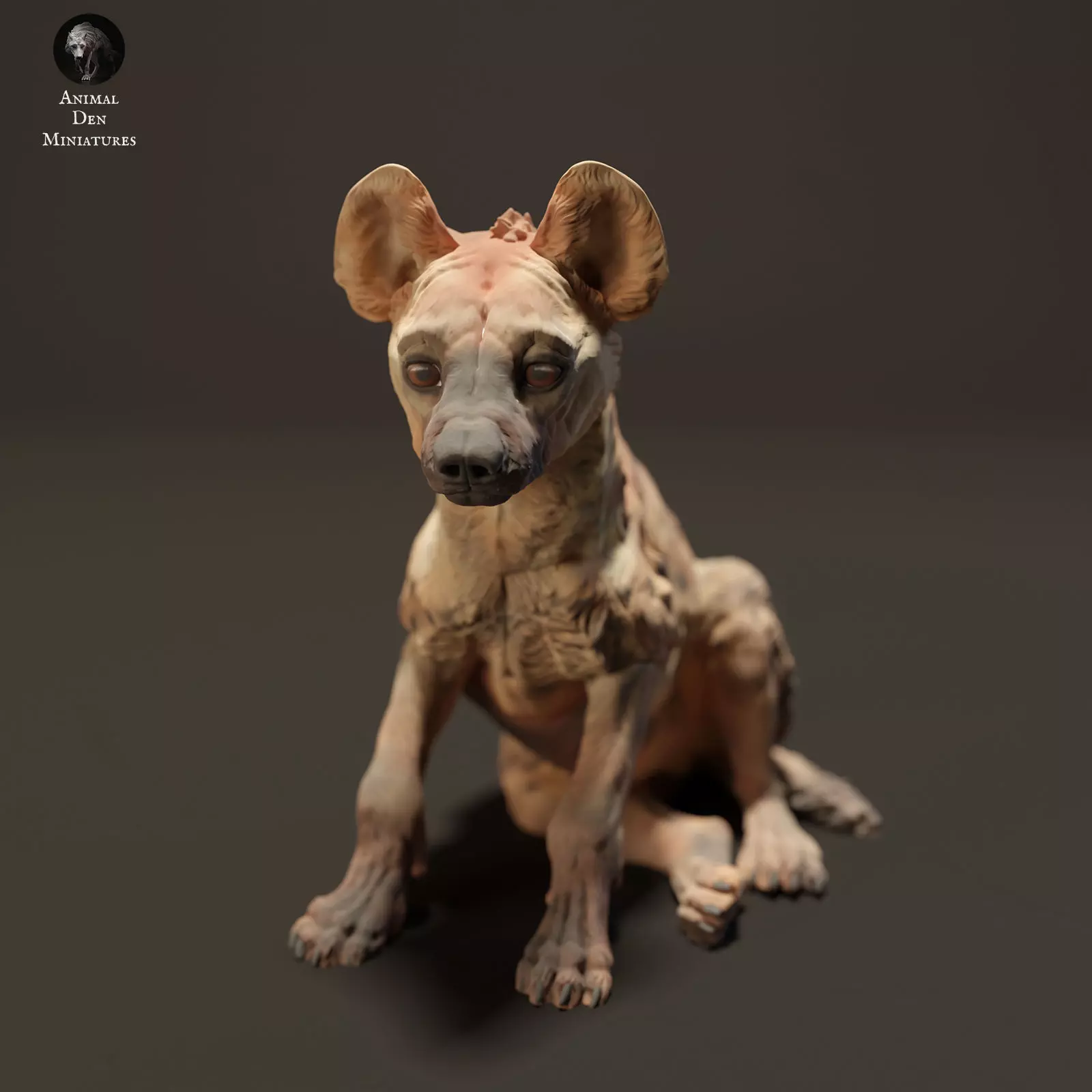 Spotted Hyena Pup Free 3D print model