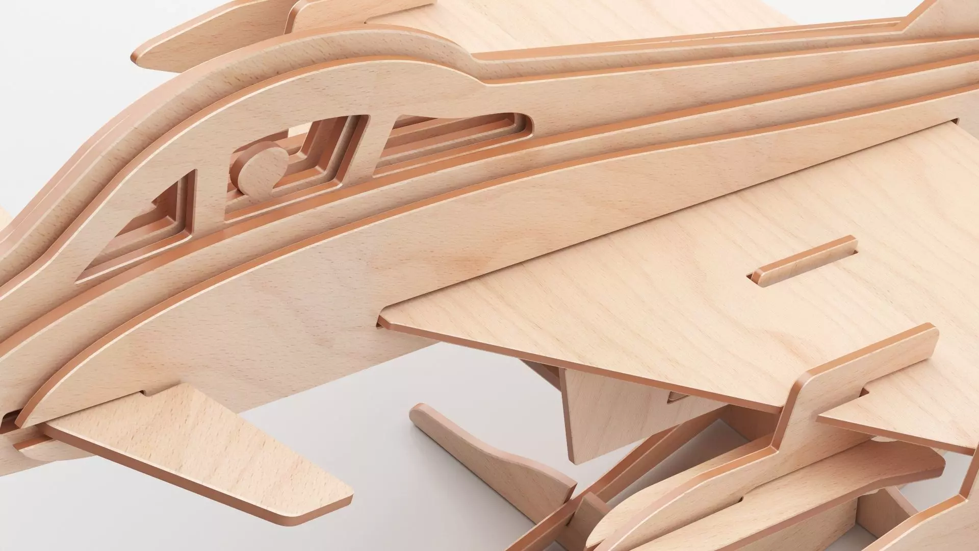 Wooden Toy Collection 3D model_123