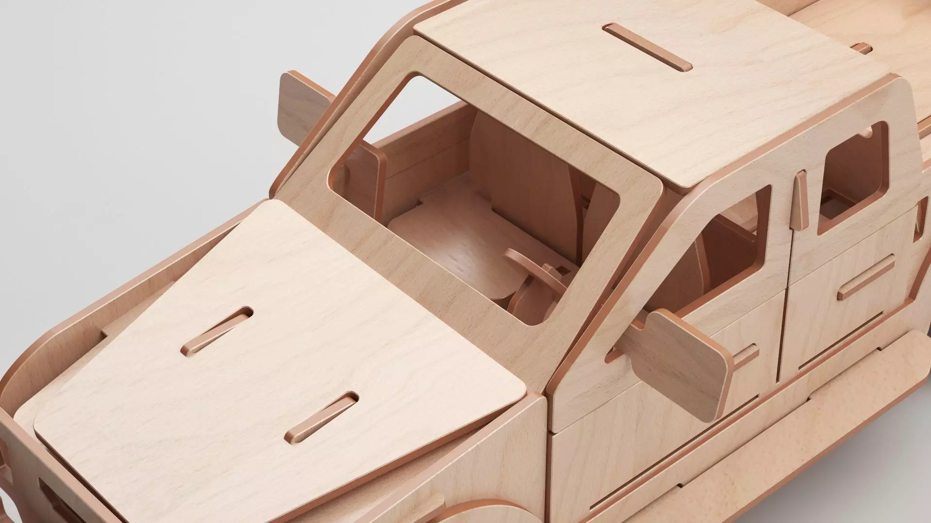 Wooden Toy Collection 3D model_74