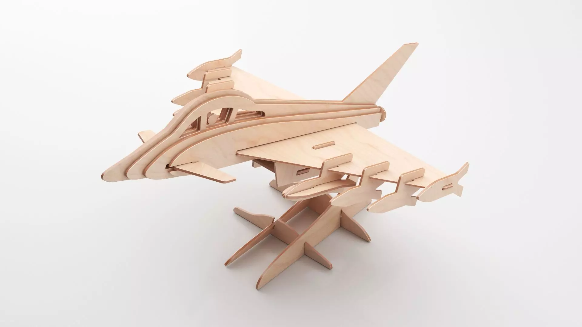 Wooden Toy Collection 3D model_120