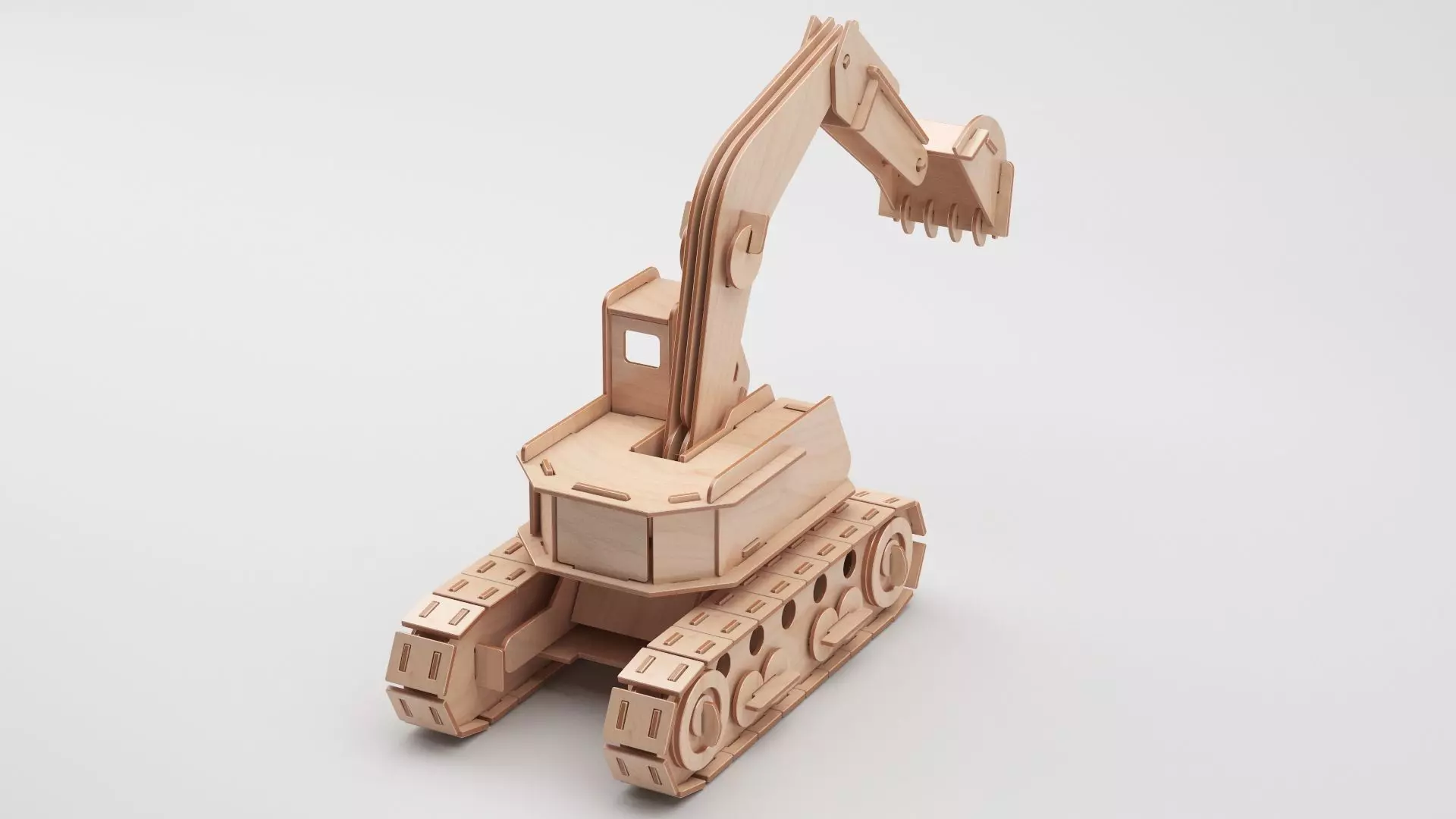 Wooden Toy Collection 3D model_19