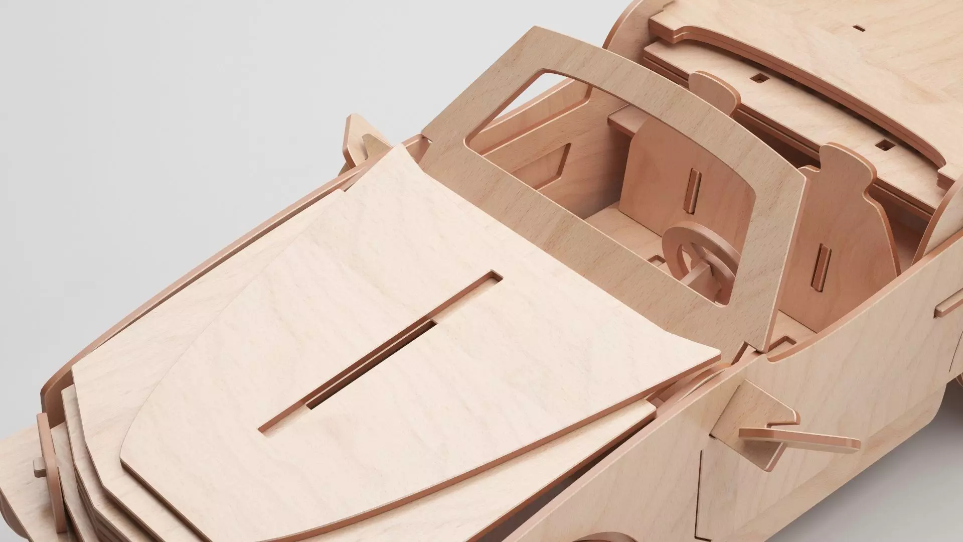 Wooden Toy Collection 3D model_99