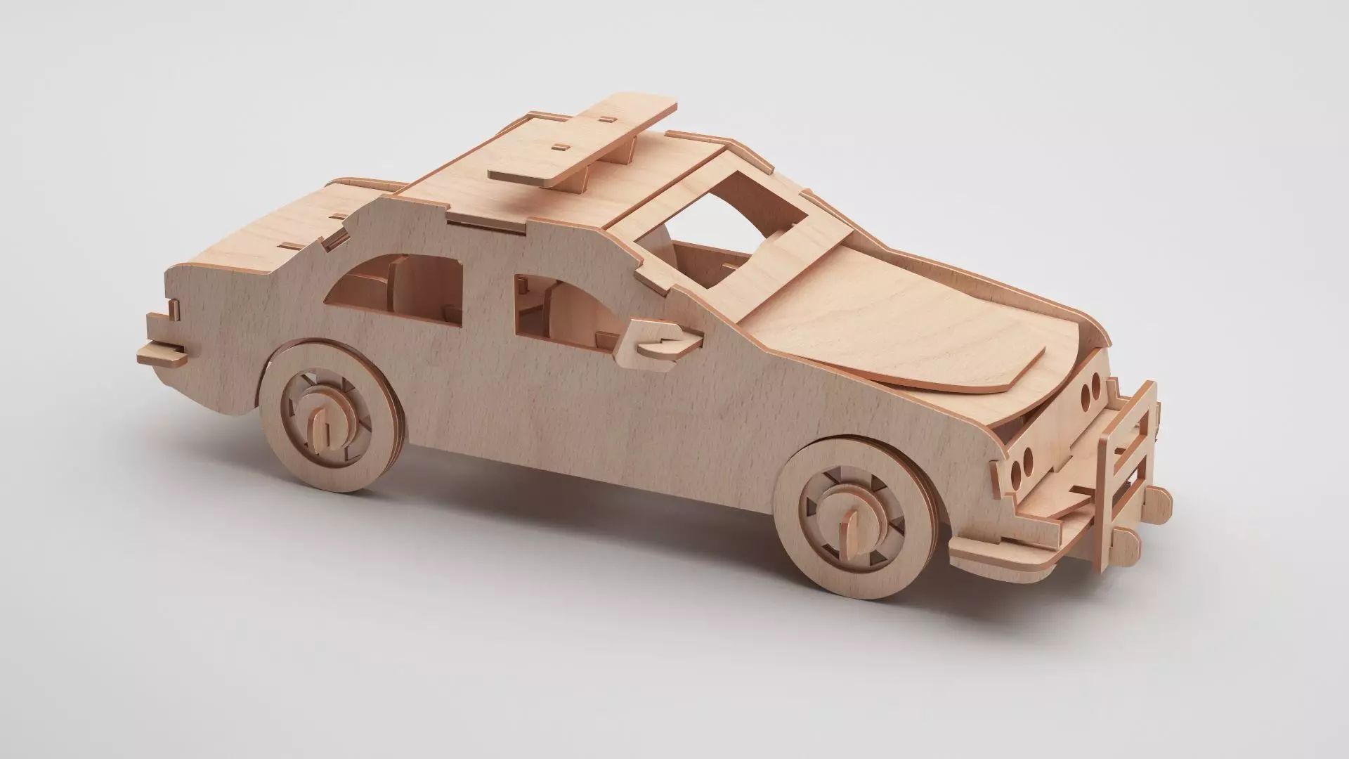 Wooden Toy Collection 3D model_61