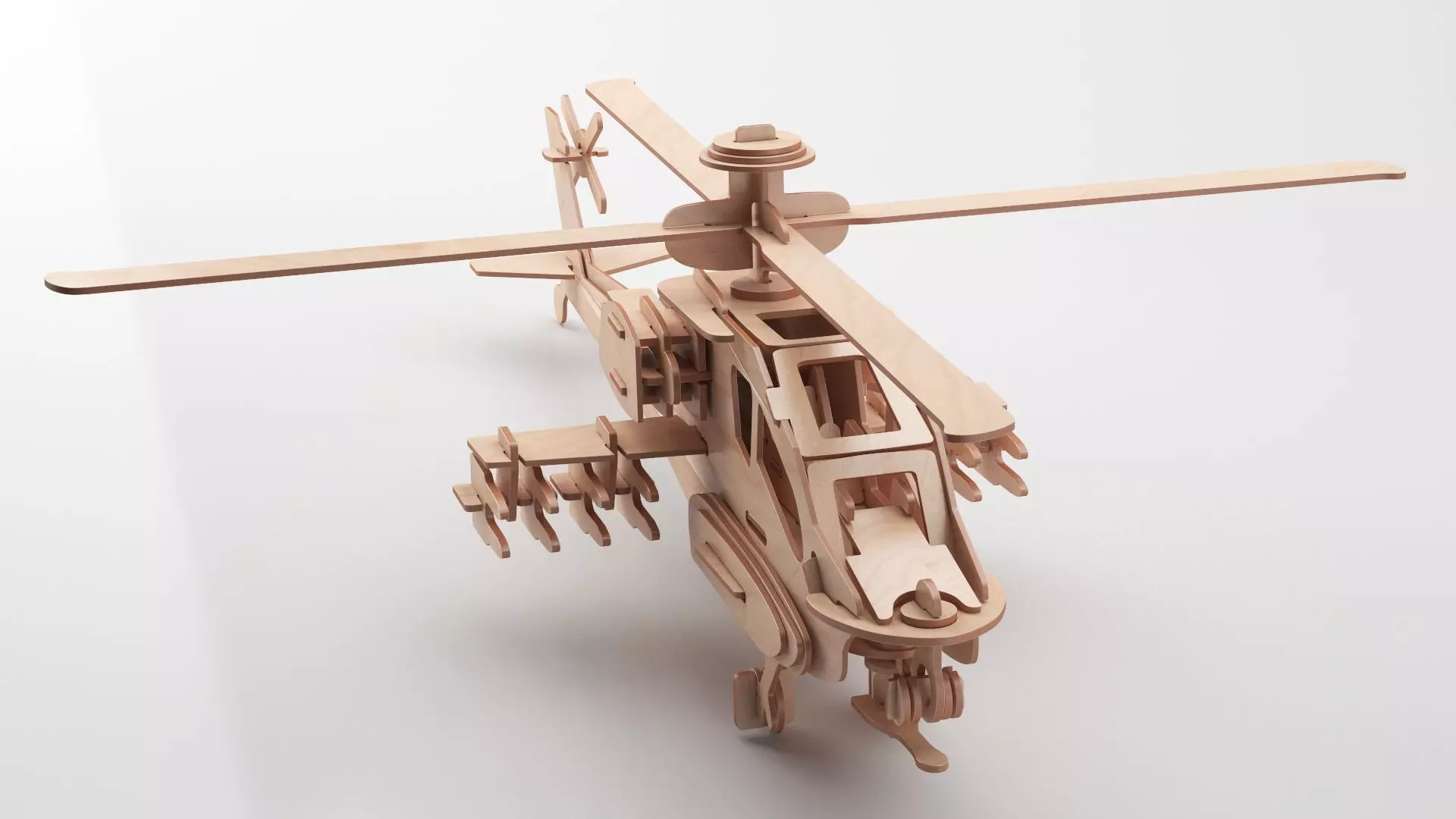 Wooden Toy Collection 3D model_5