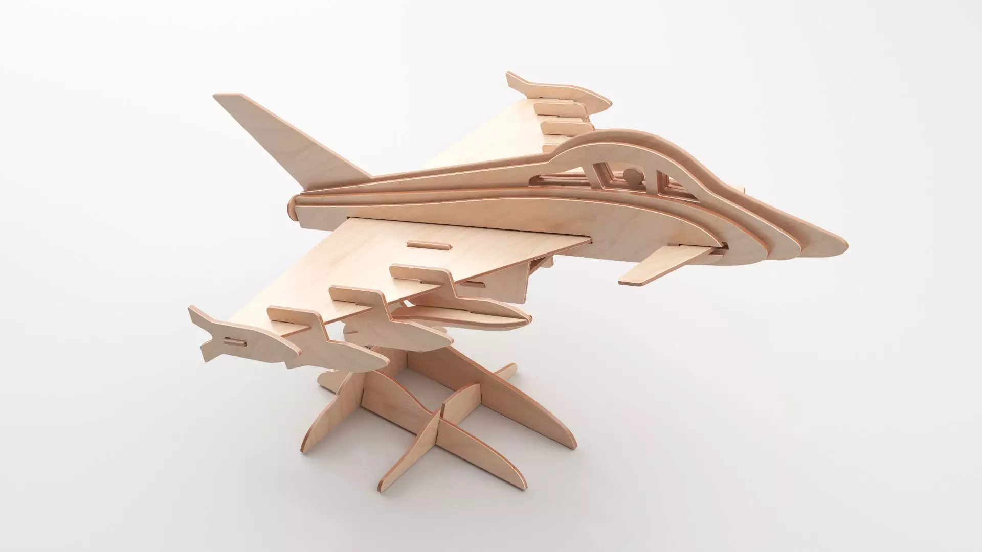 Wooden Toy Collection 3D model_121