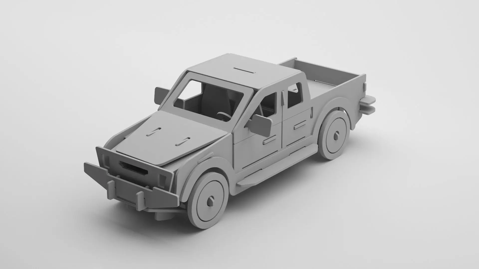 Wooden Toy Collection 3D model_76