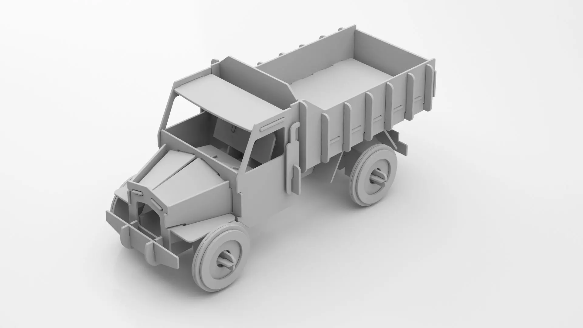 Wooden Toy Collection 3D model_118