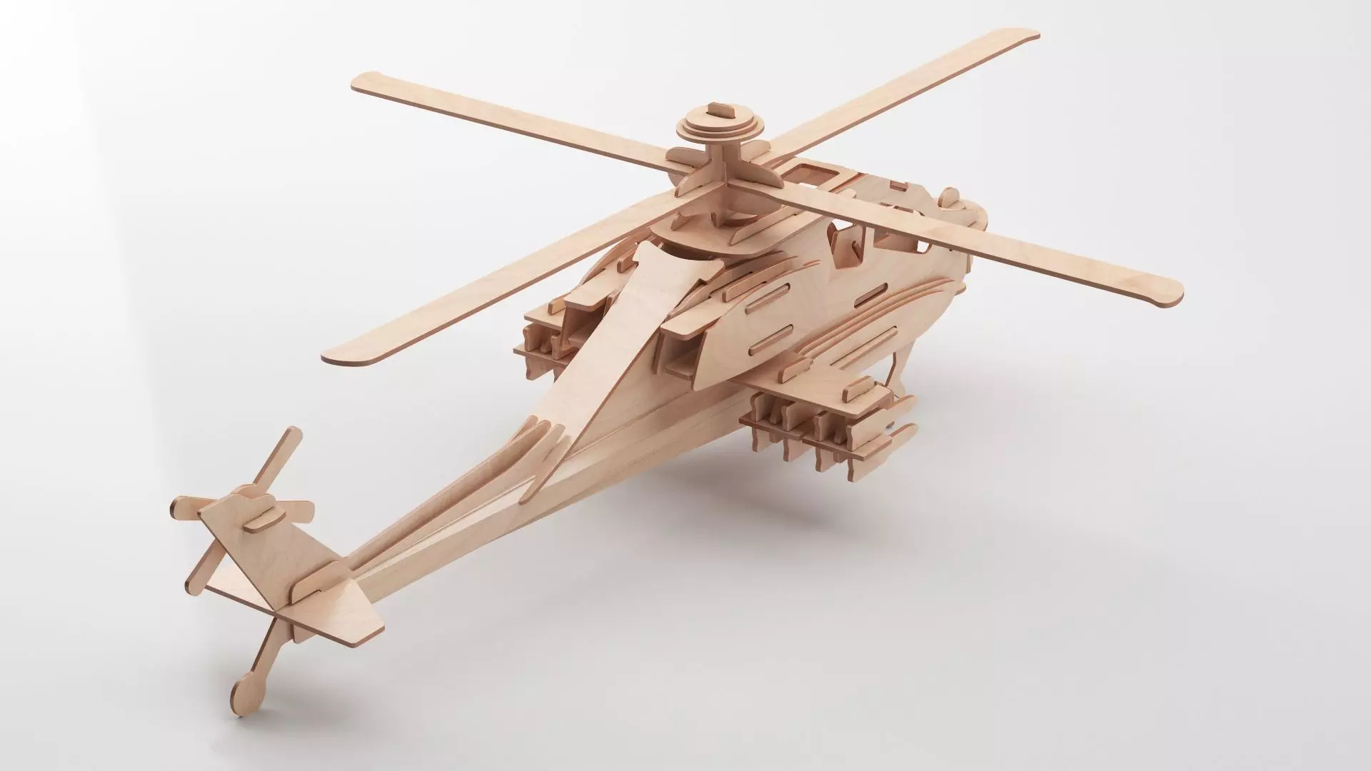 Wooden Toy Collection 3D model_6