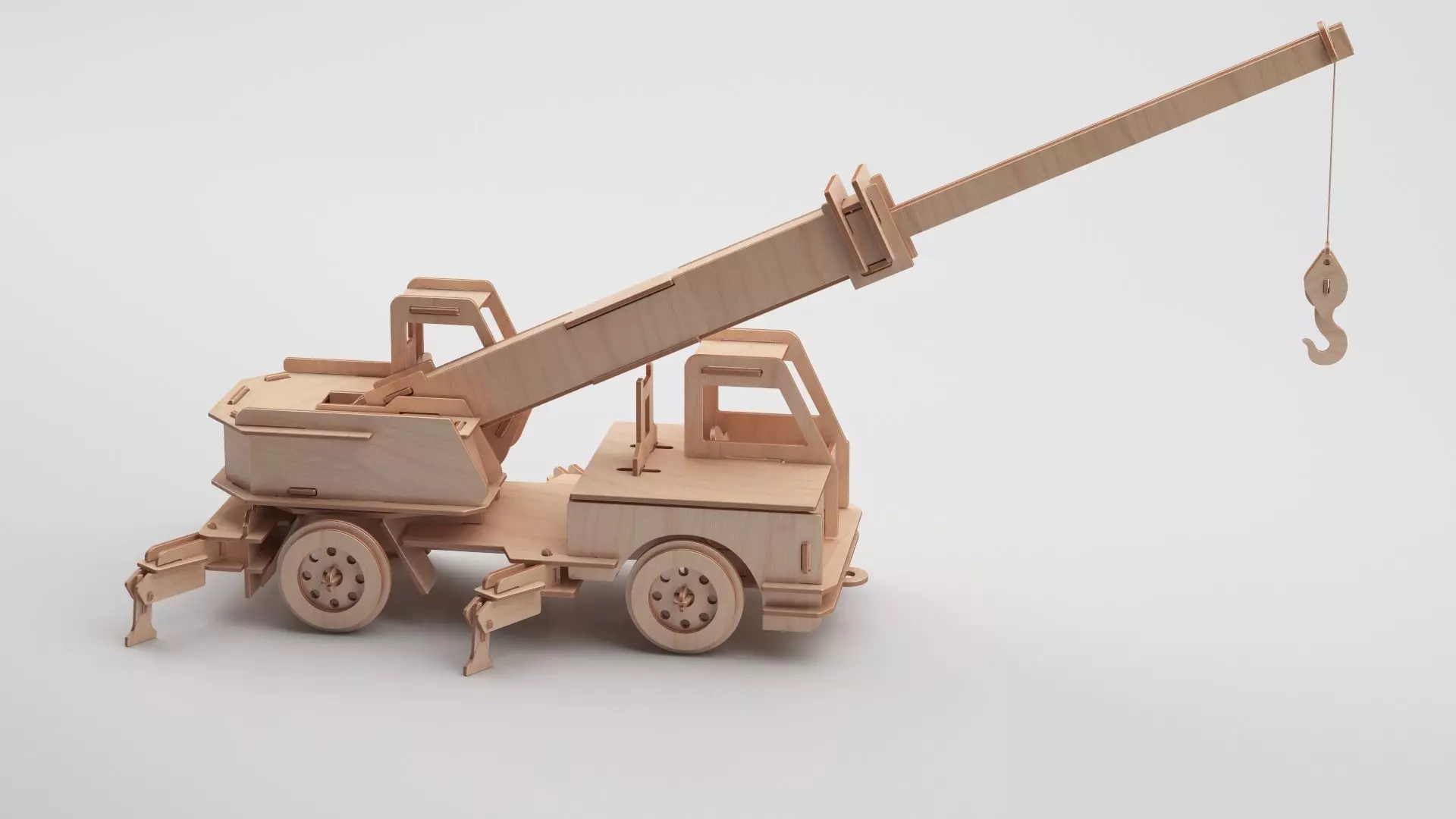 Wooden Toy Collection 3D model_24