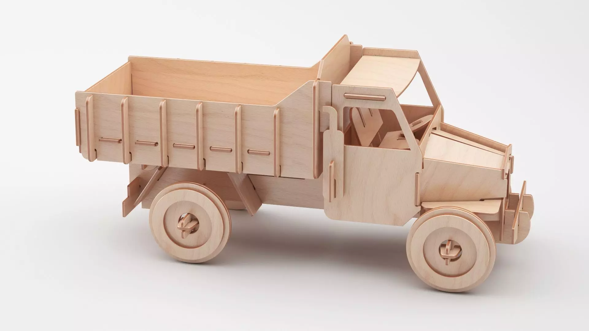 Wooden Toy Collection 3D model_116