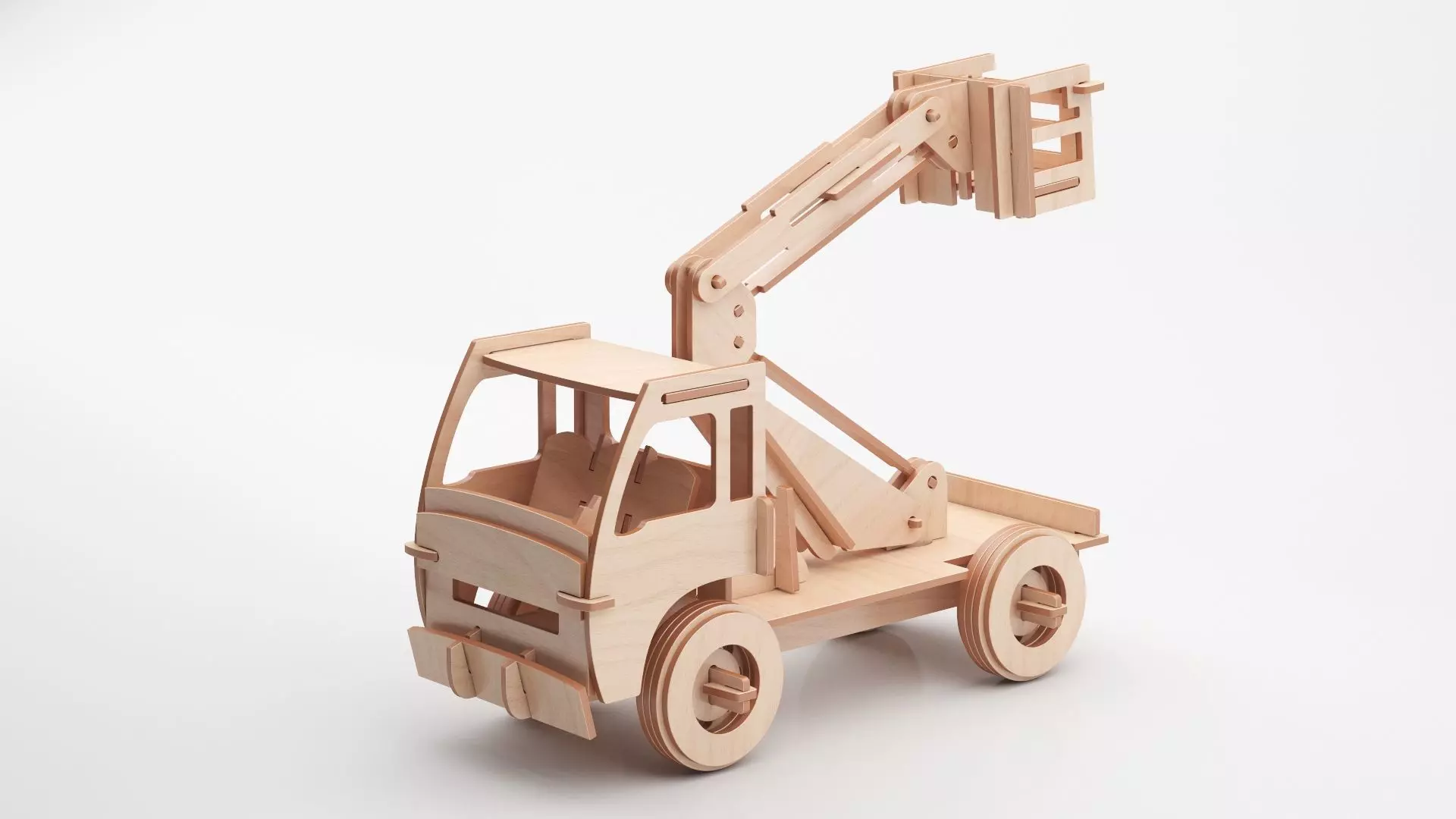 Wooden Toy Collection 3D model_41