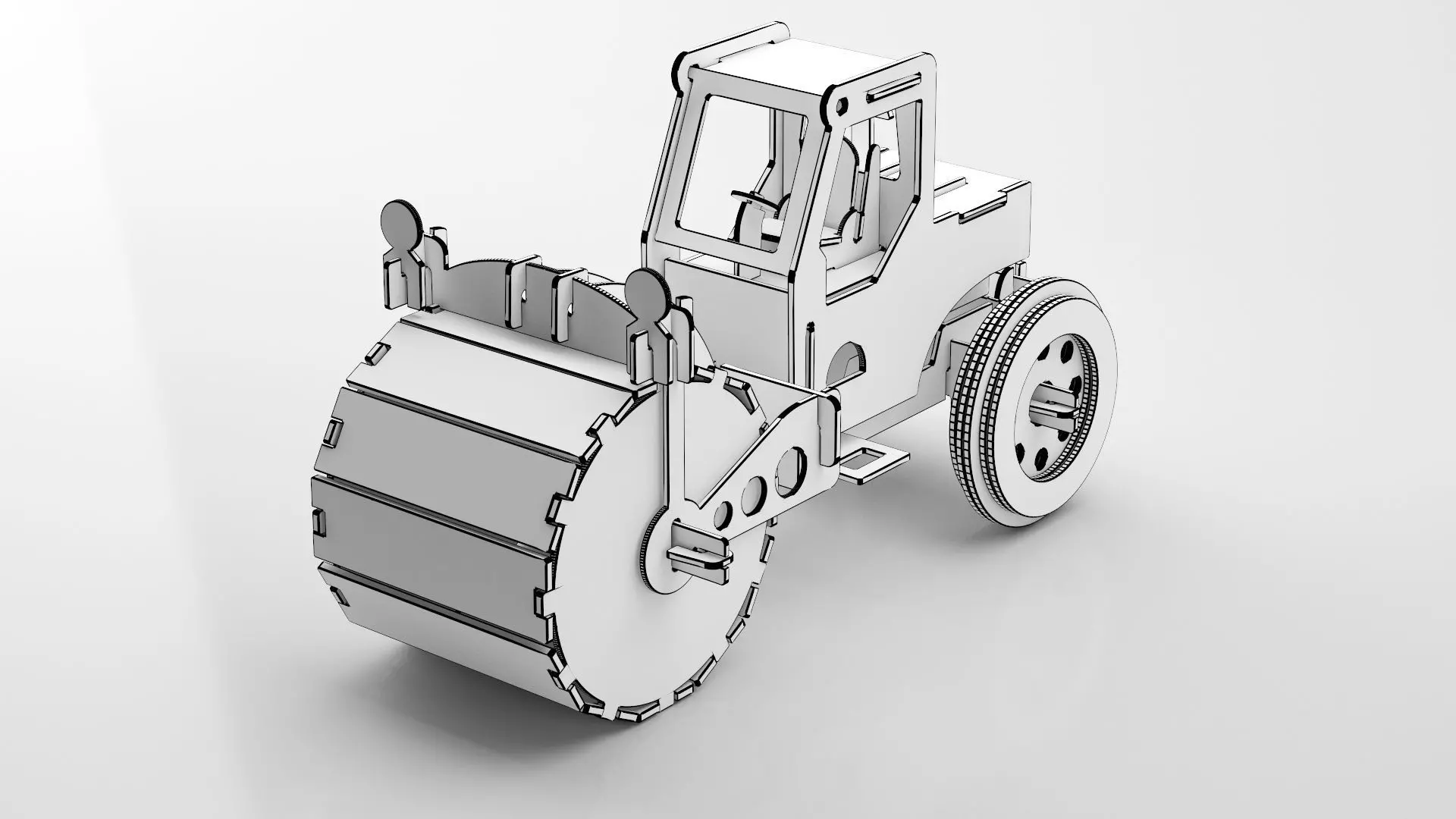 Wooden Toy Collection 3D model_89