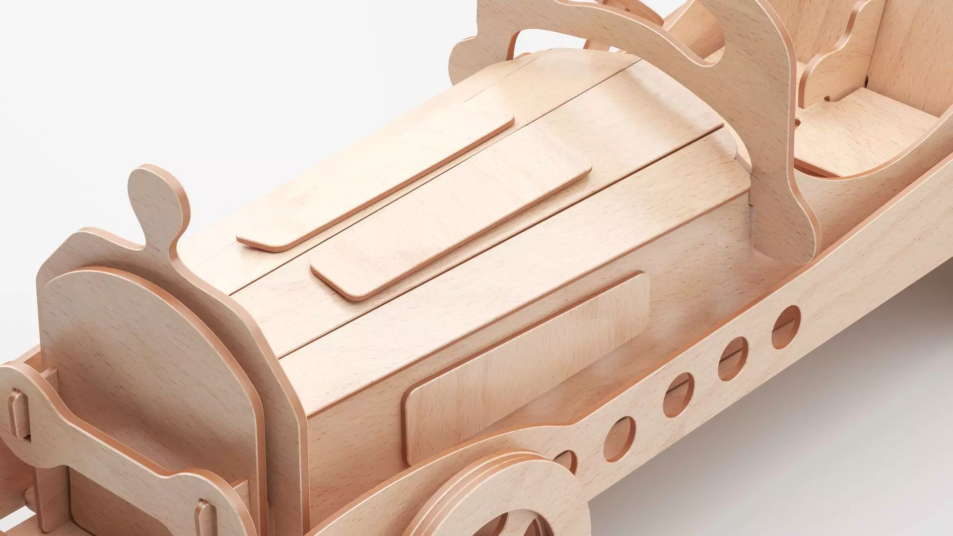 Wooden Toy Collection 3D model_57