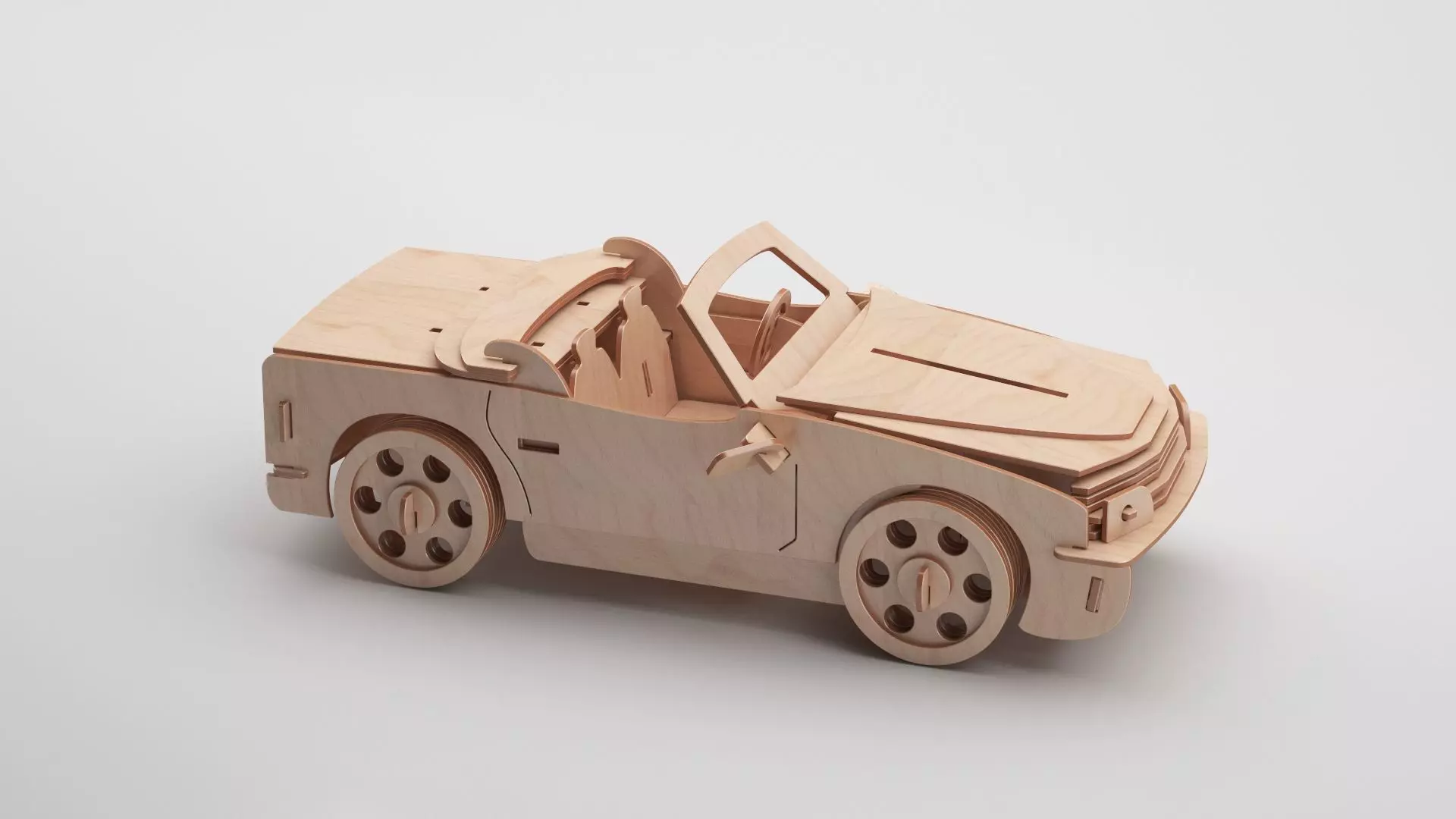 Wooden Toy Collection 3D model_97