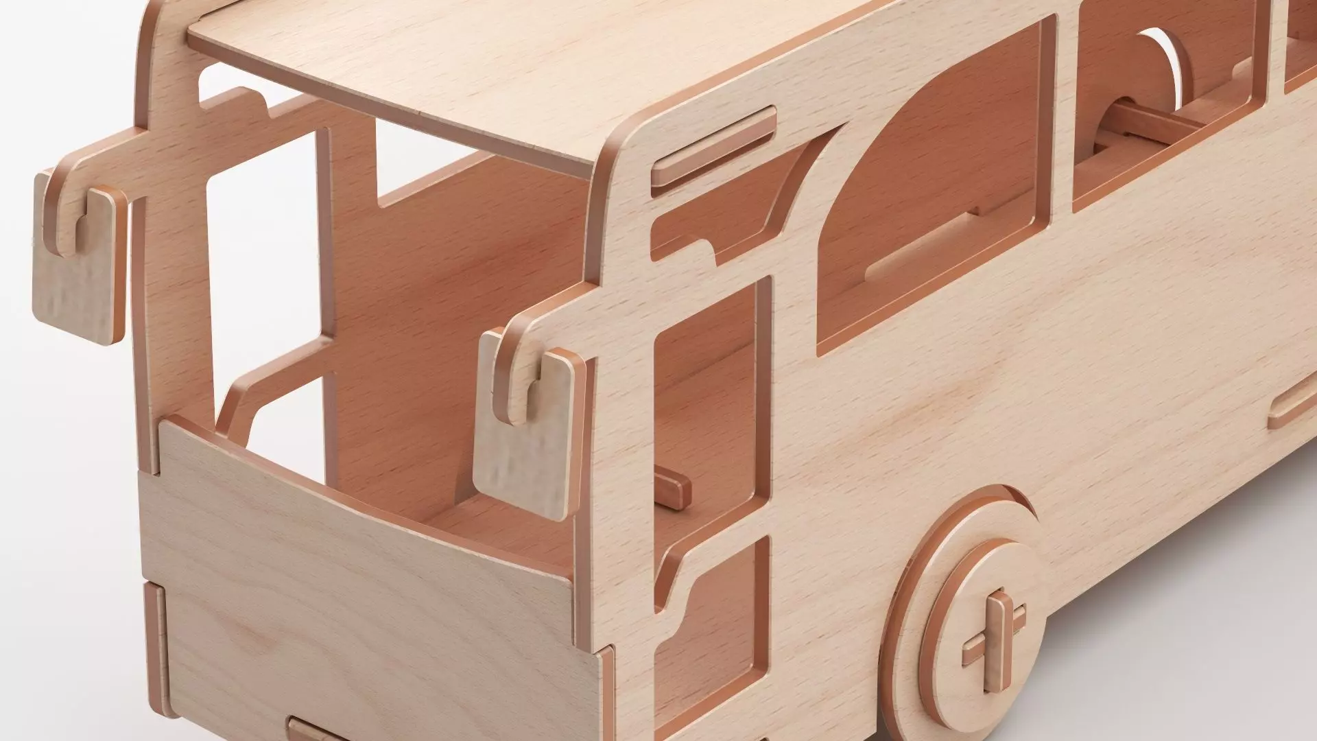 Wooden Toy Collection 3D model_14