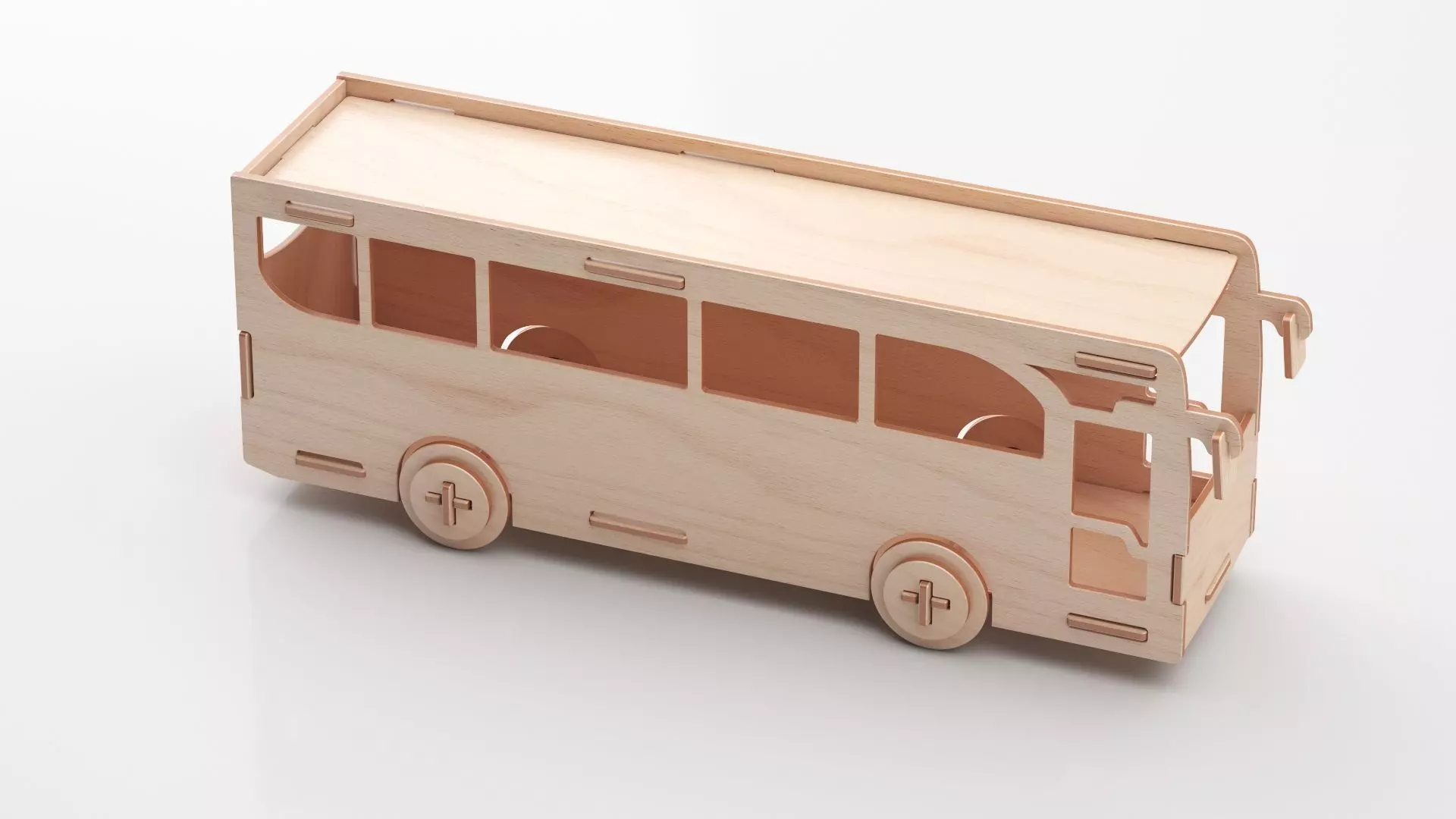 Wooden Toy Collection 3D model_12