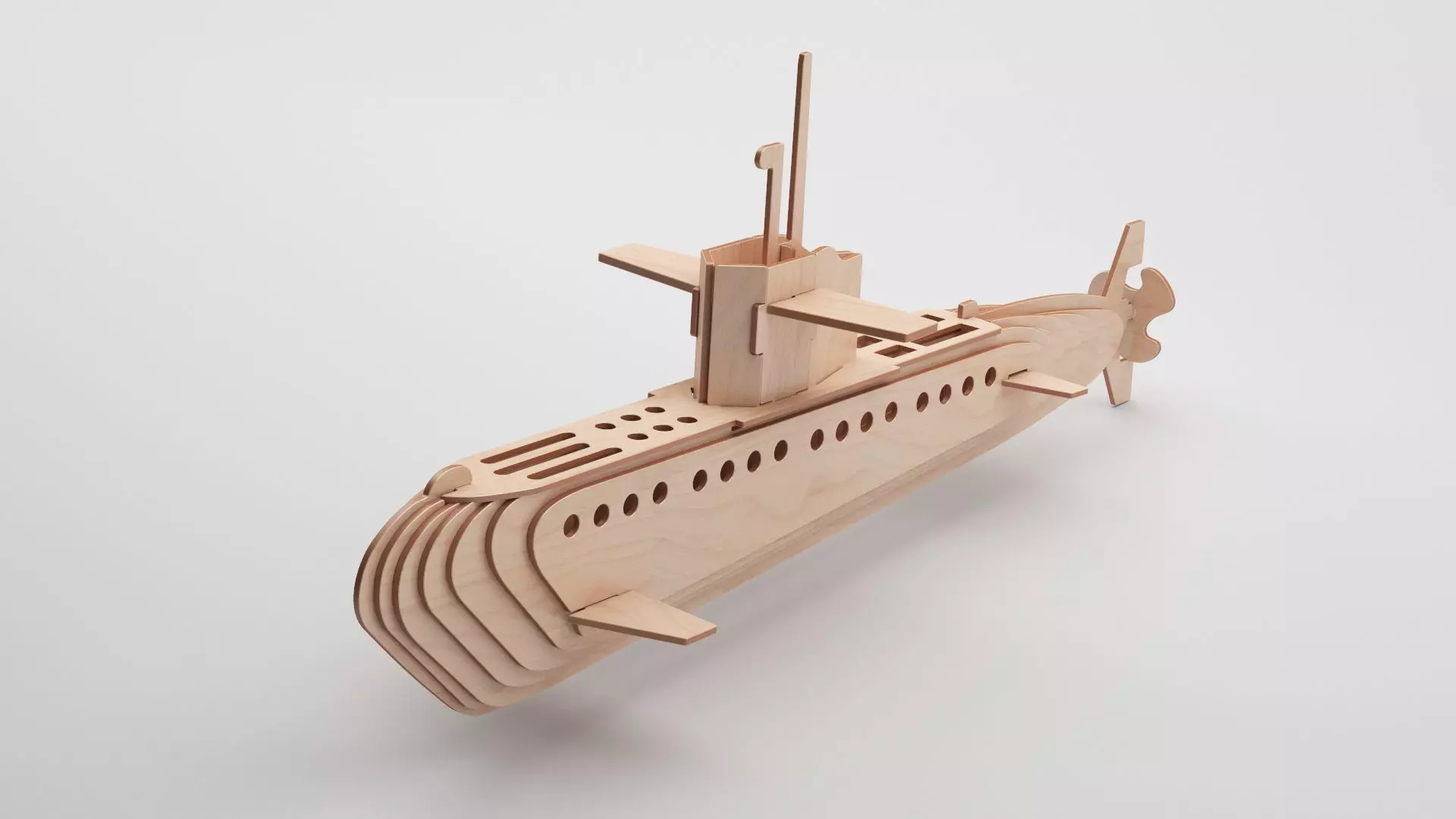 Wooden Toy Collection 3D model_102