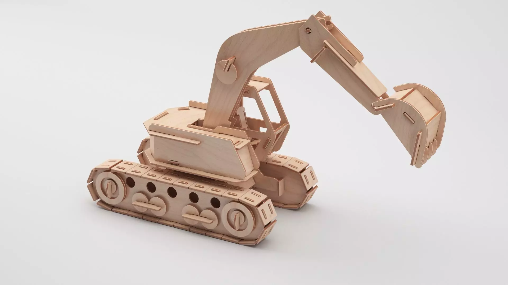 Wooden Toy Collection 3D model_18