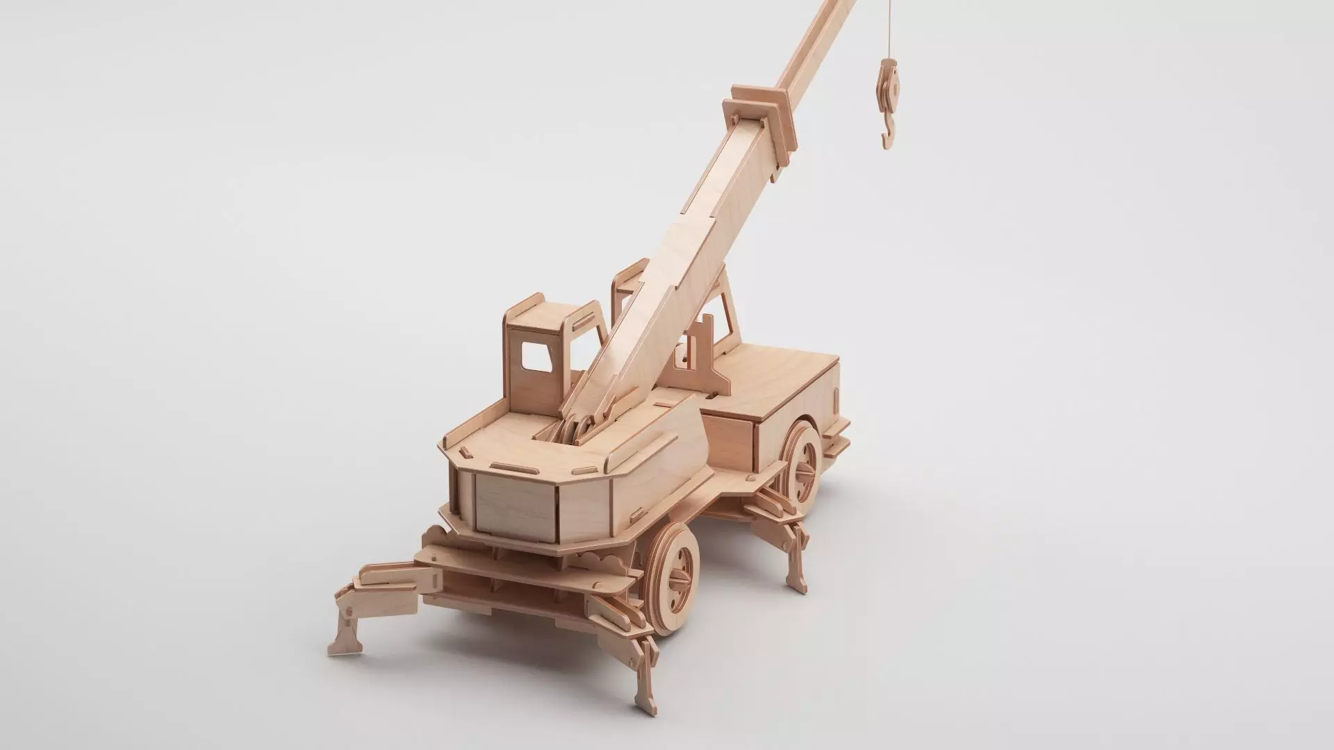 Wooden Toy Collection 3D model_25