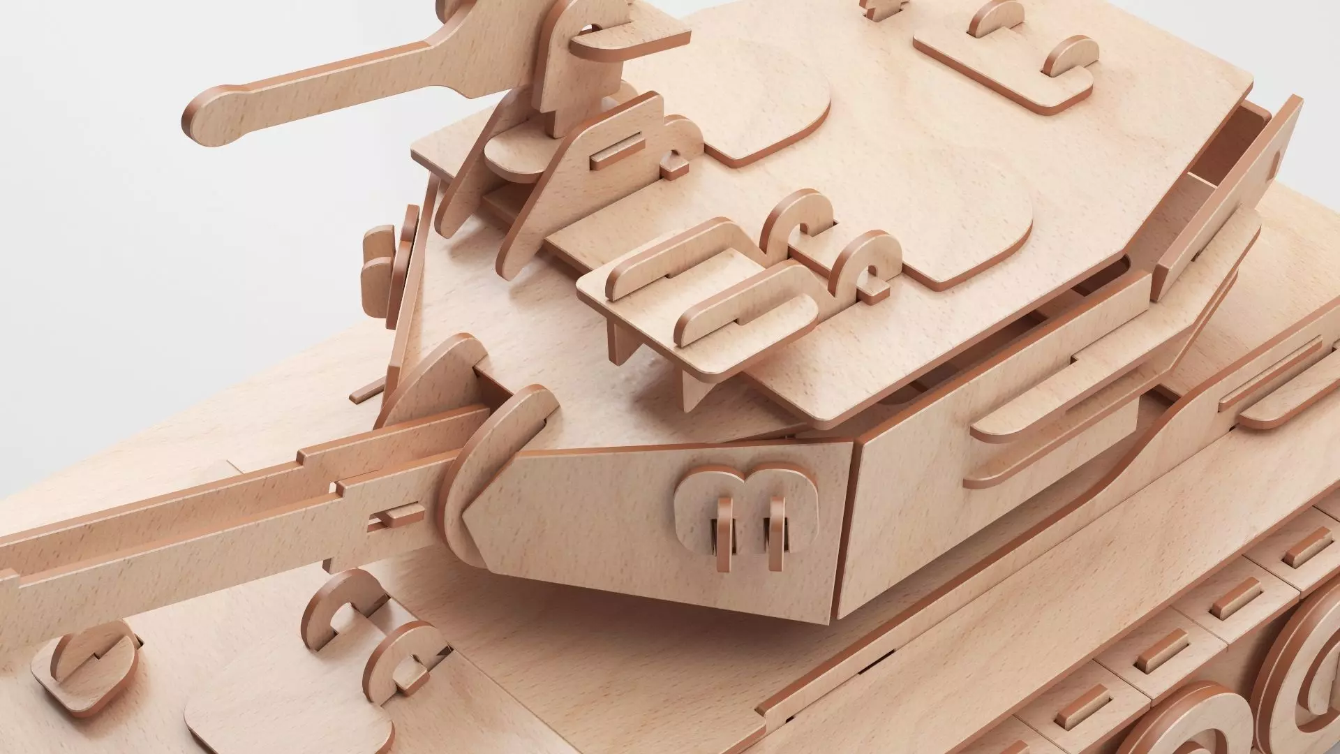 Wooden Toy Collection 3D model_69