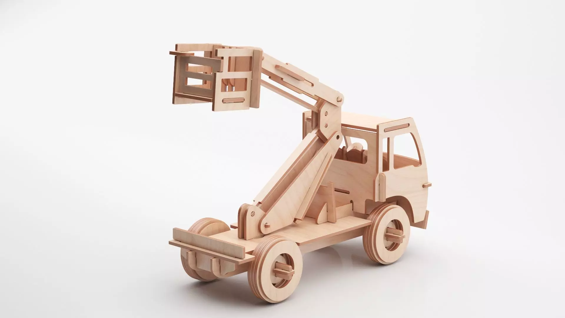 Wooden Toy Collection 3D model_43