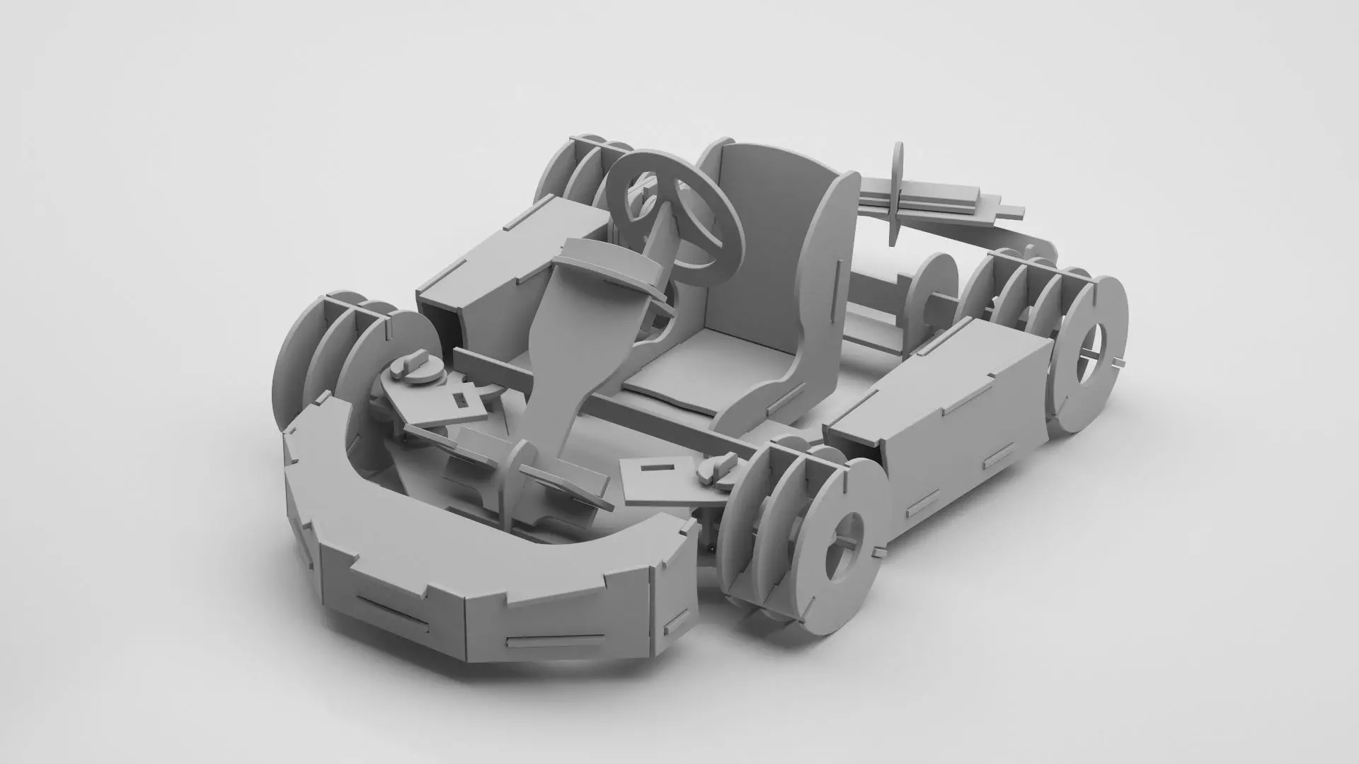 Wooden Toy Collection 3D model_39