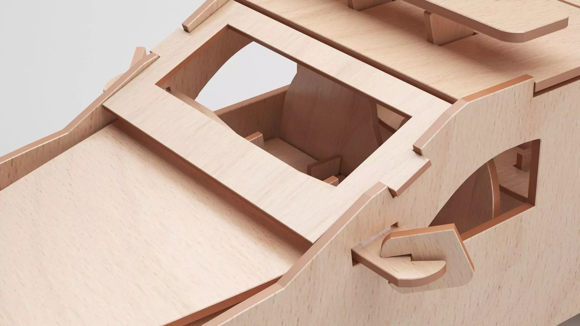 Wooden Toy Collection 3D model_63