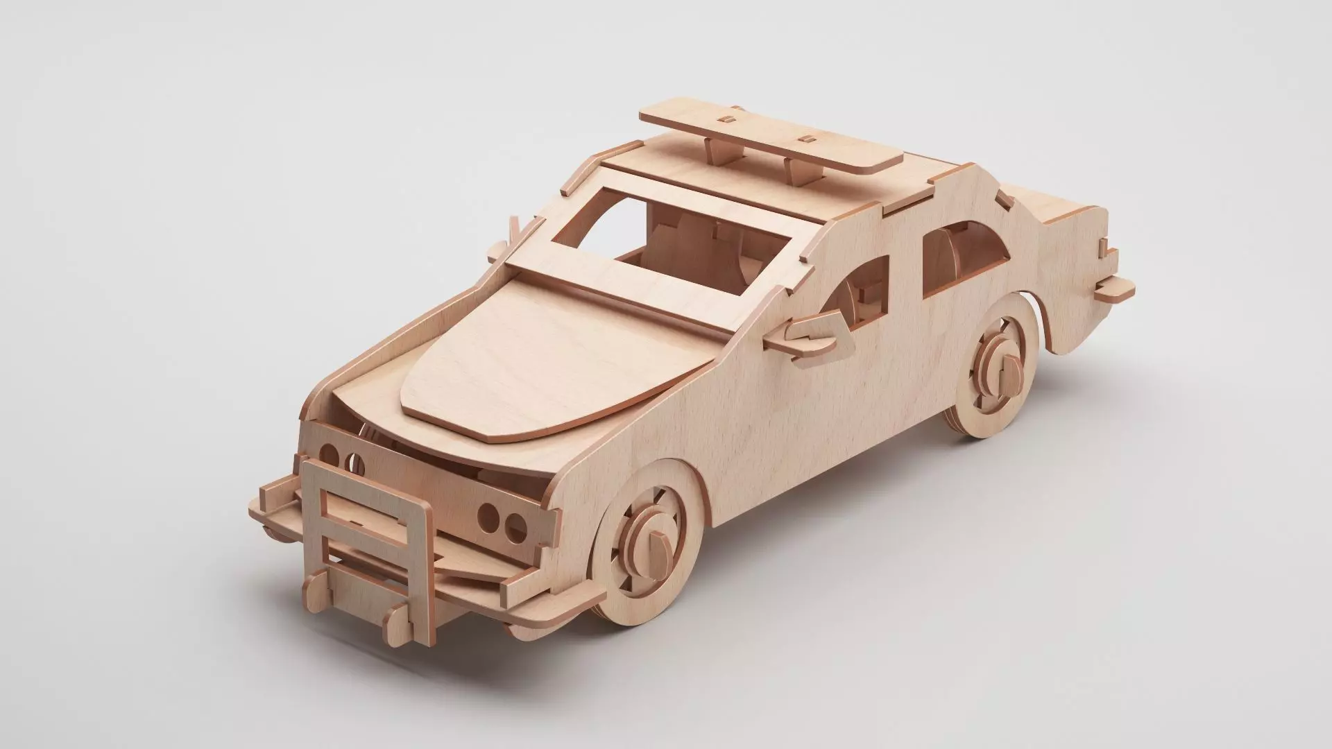 Wooden Toy Collection 3D model_60