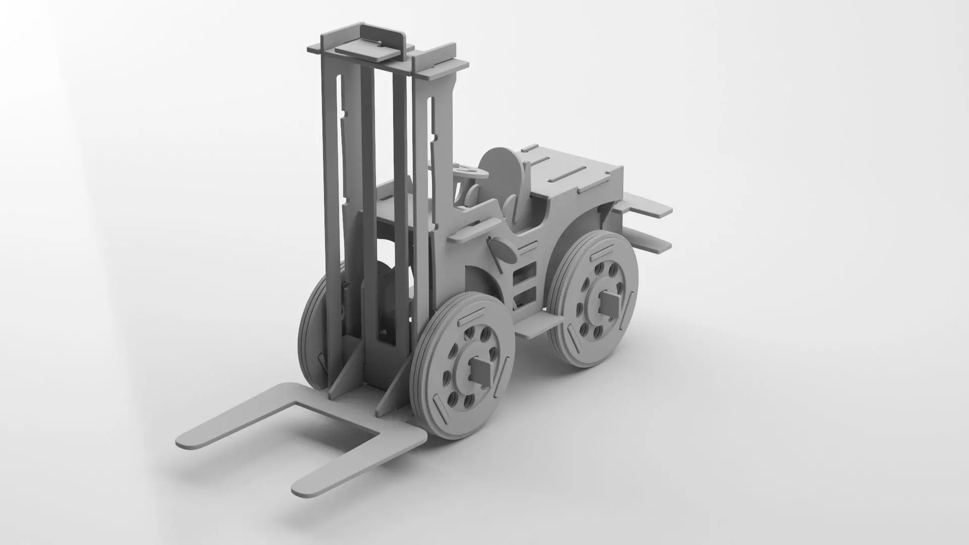 Wooden Toy Collection 3D model_33