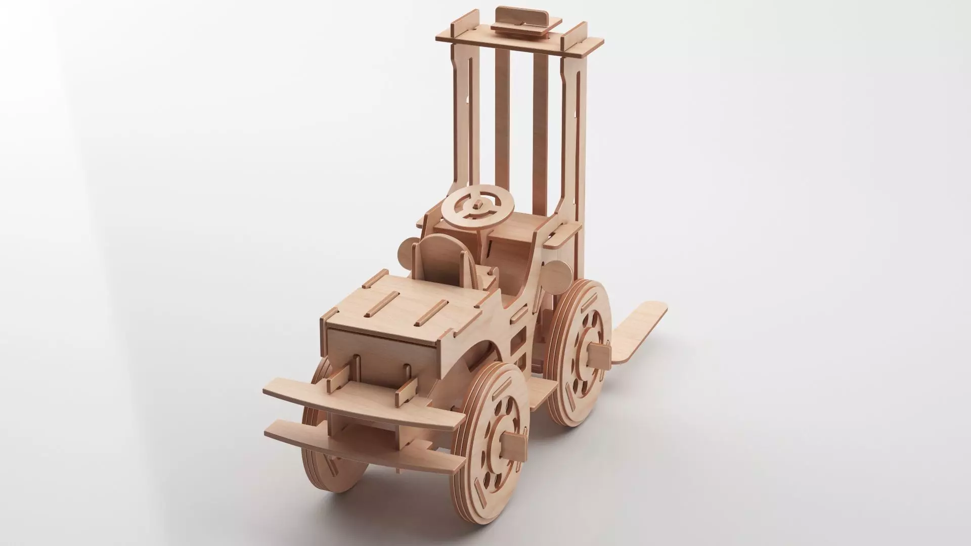 Wooden Toy Collection 3D model_31