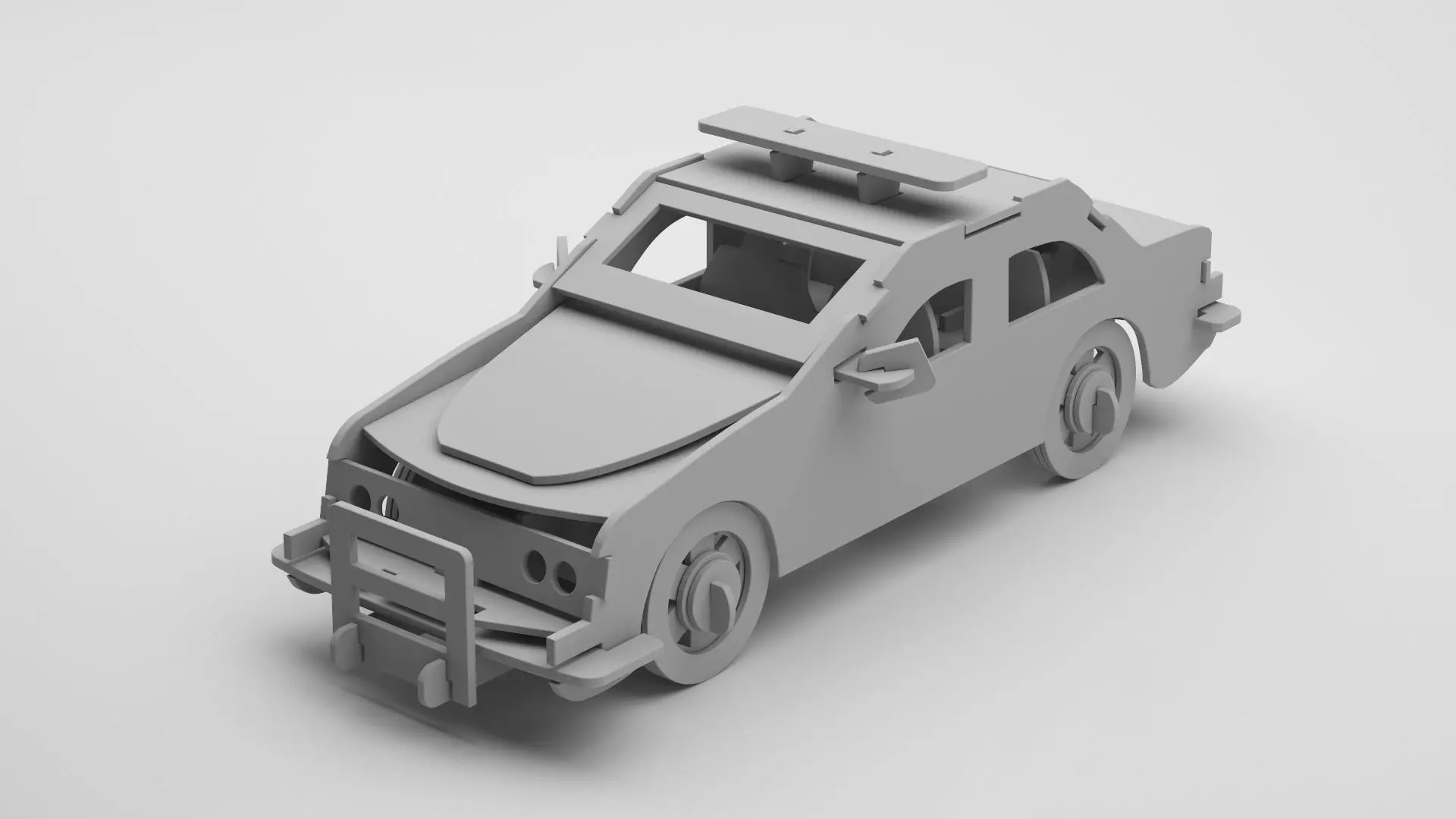 Wooden Toy Collection 3D model_64