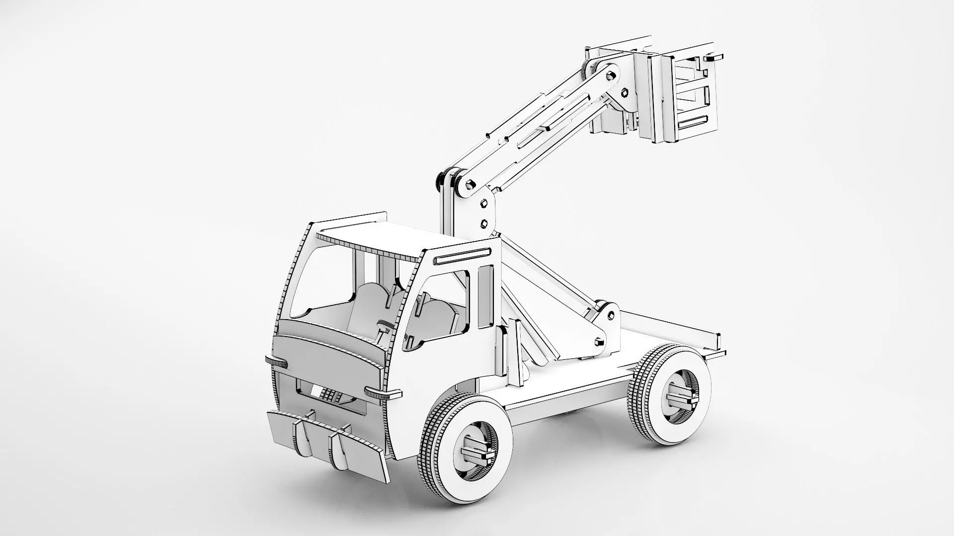 Wooden Toy Collection 3D model_46