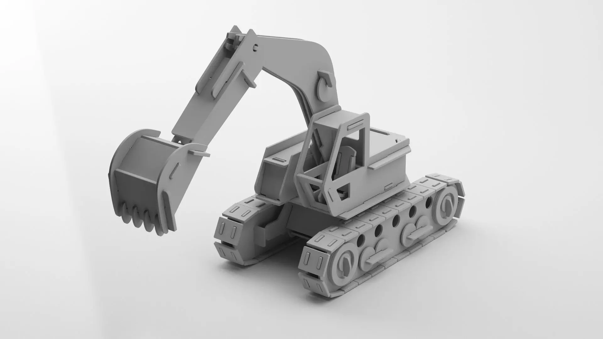 Wooden Toy Collection 3D model_21