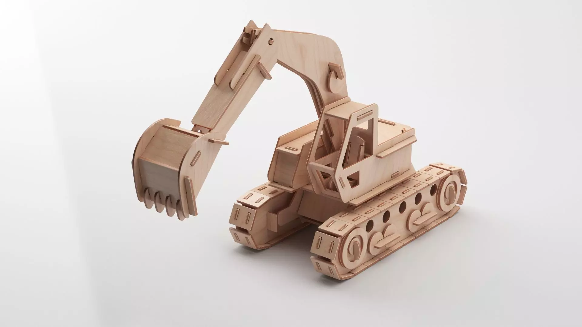 Wooden Toy Collection 3D model_17