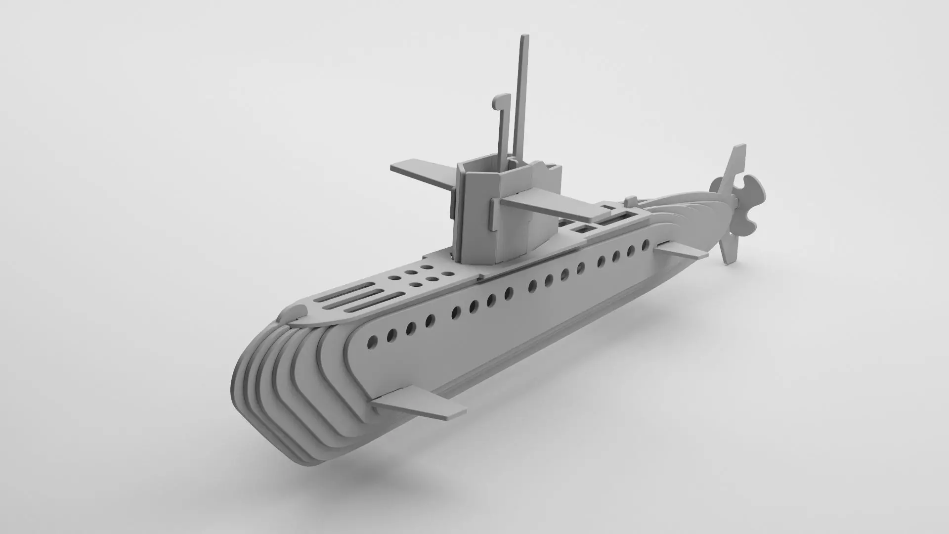 Wooden Toy Collection 3D model_106