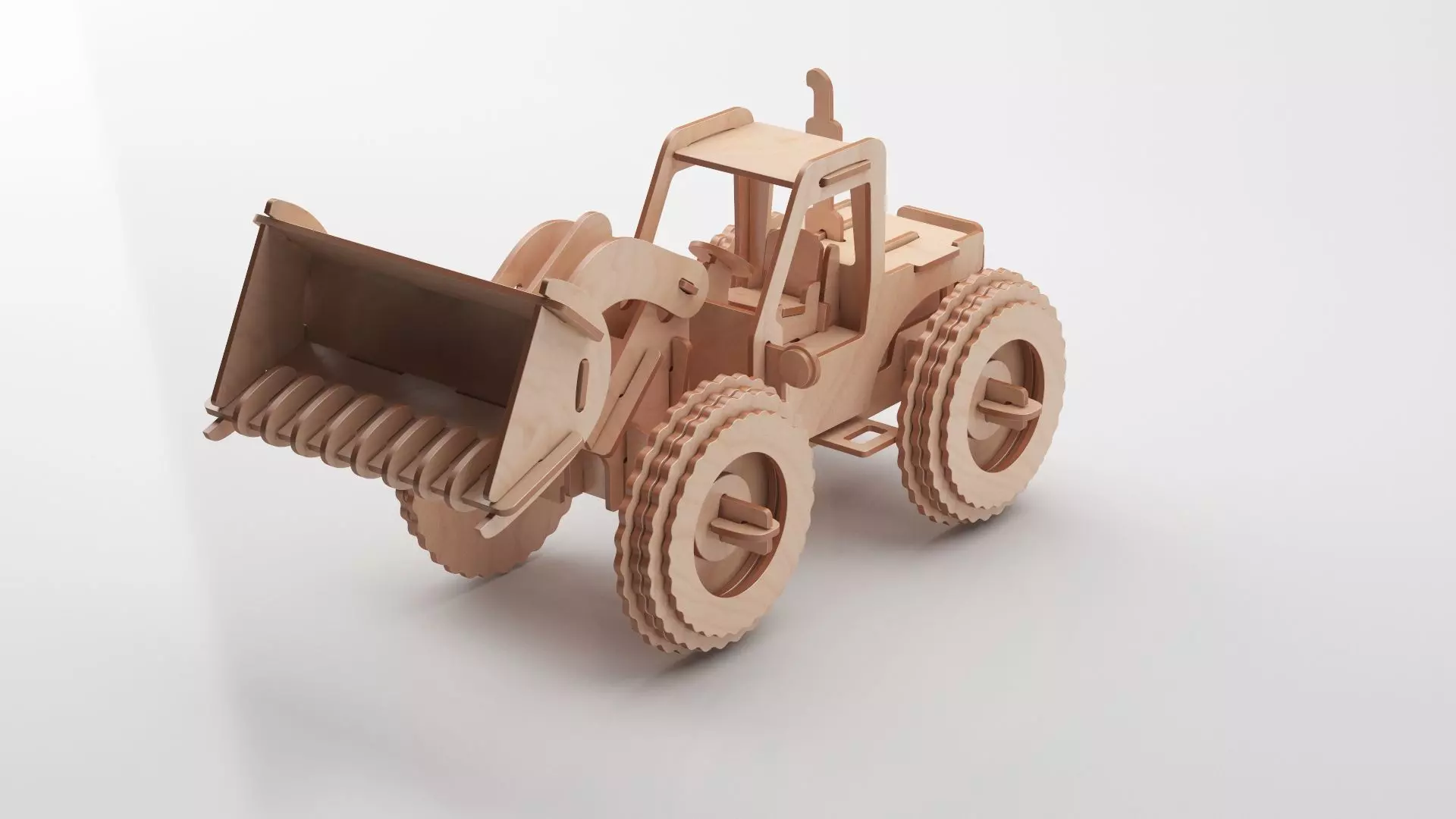 Wooden Toy Collection 3D model_48