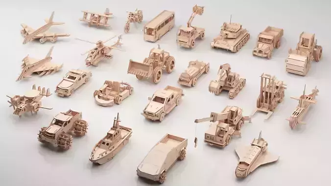 Wooden Toy Collection