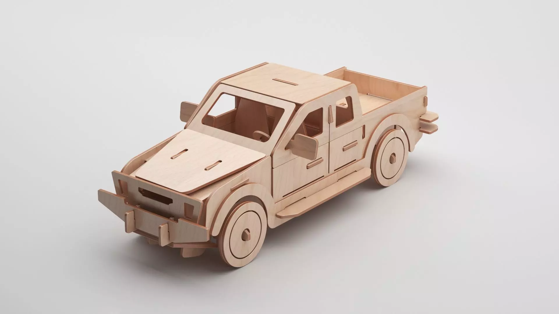 Wooden Toy Collection 3D model_72