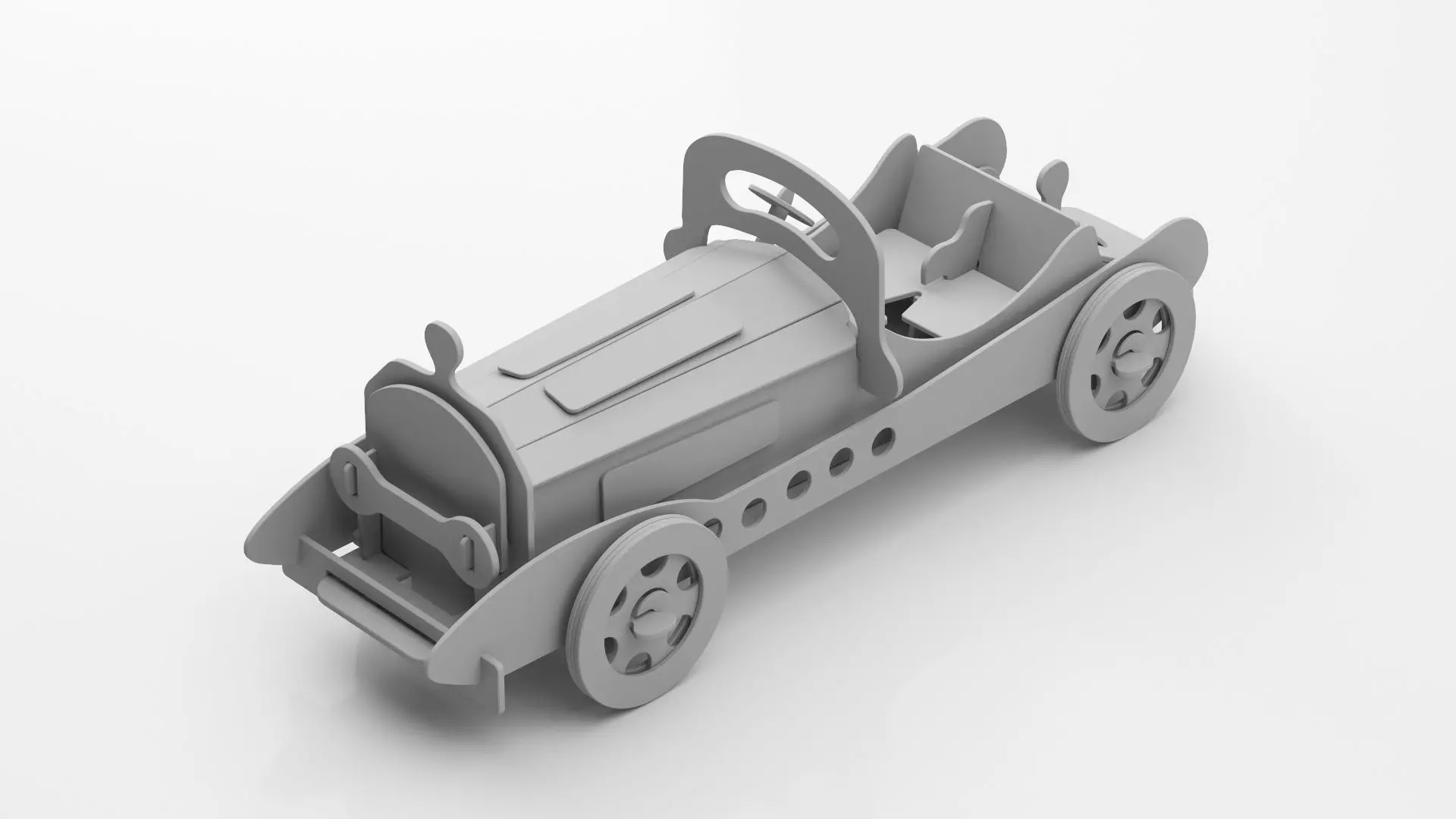 Wooden Toy Collection 3D model_58