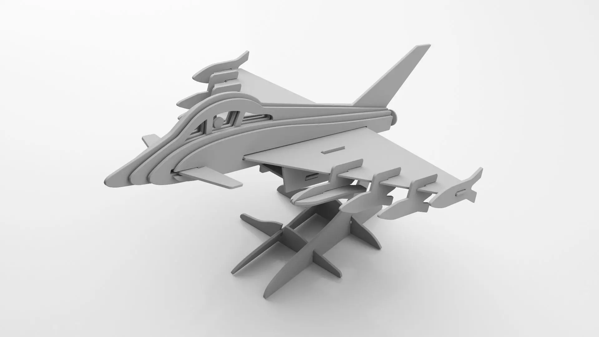 Wooden Toy Collection 3D model_124