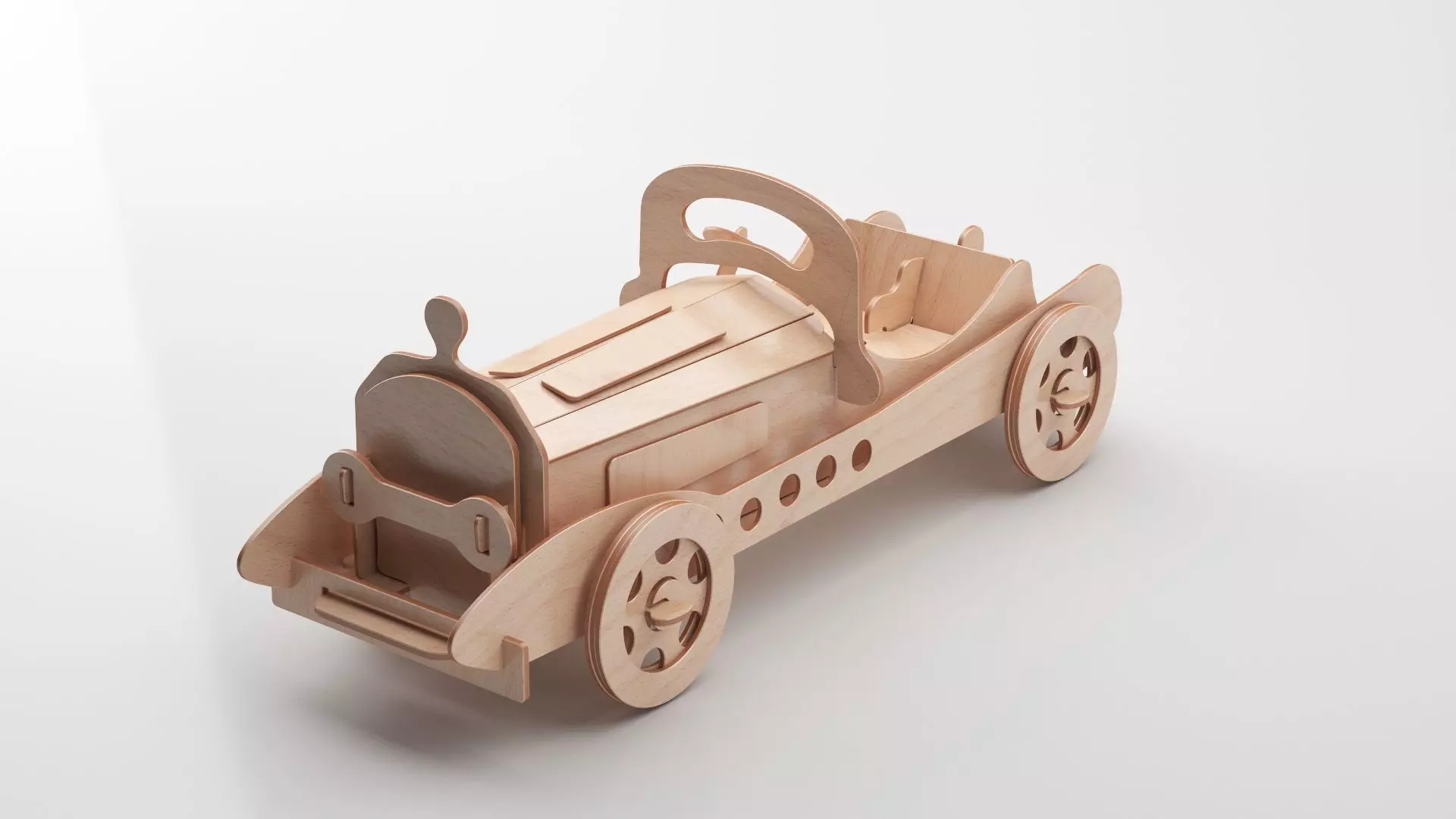 Wooden Toy Collection 3D model_54