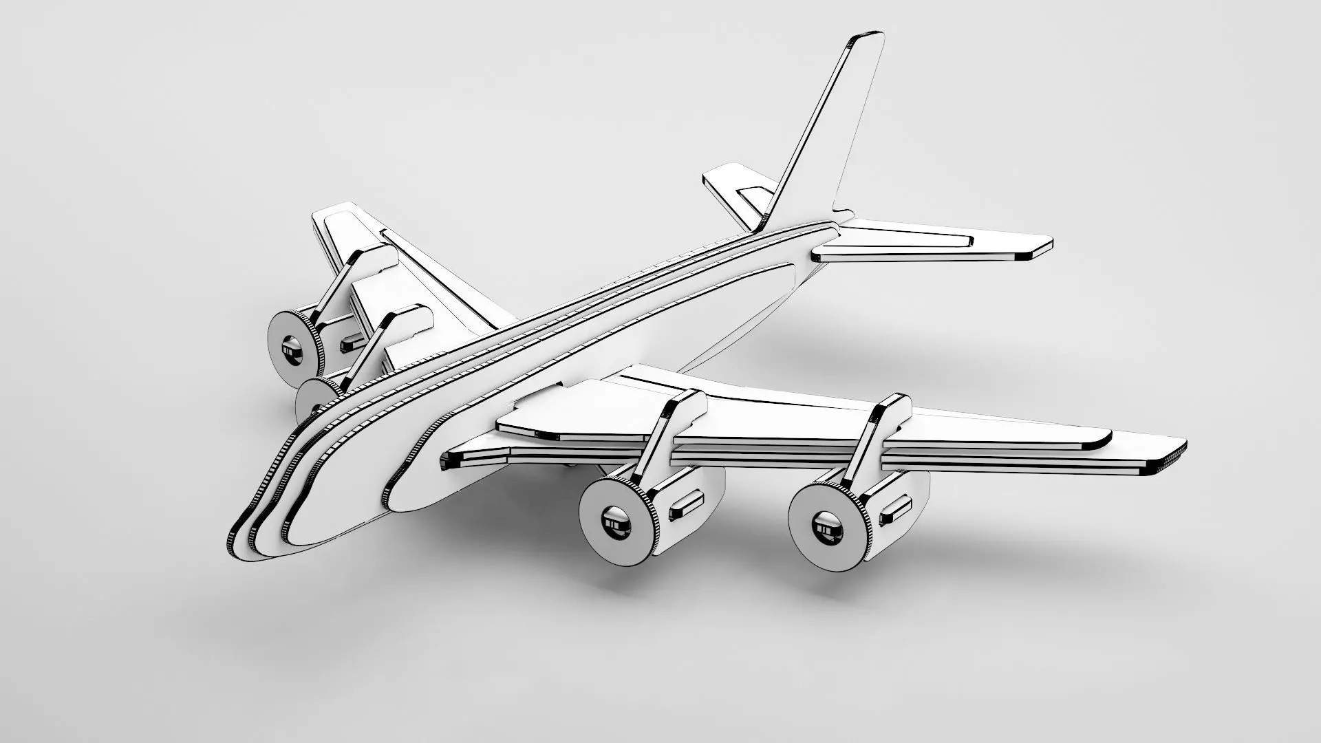 Wooden Toy Collection 3D model_83