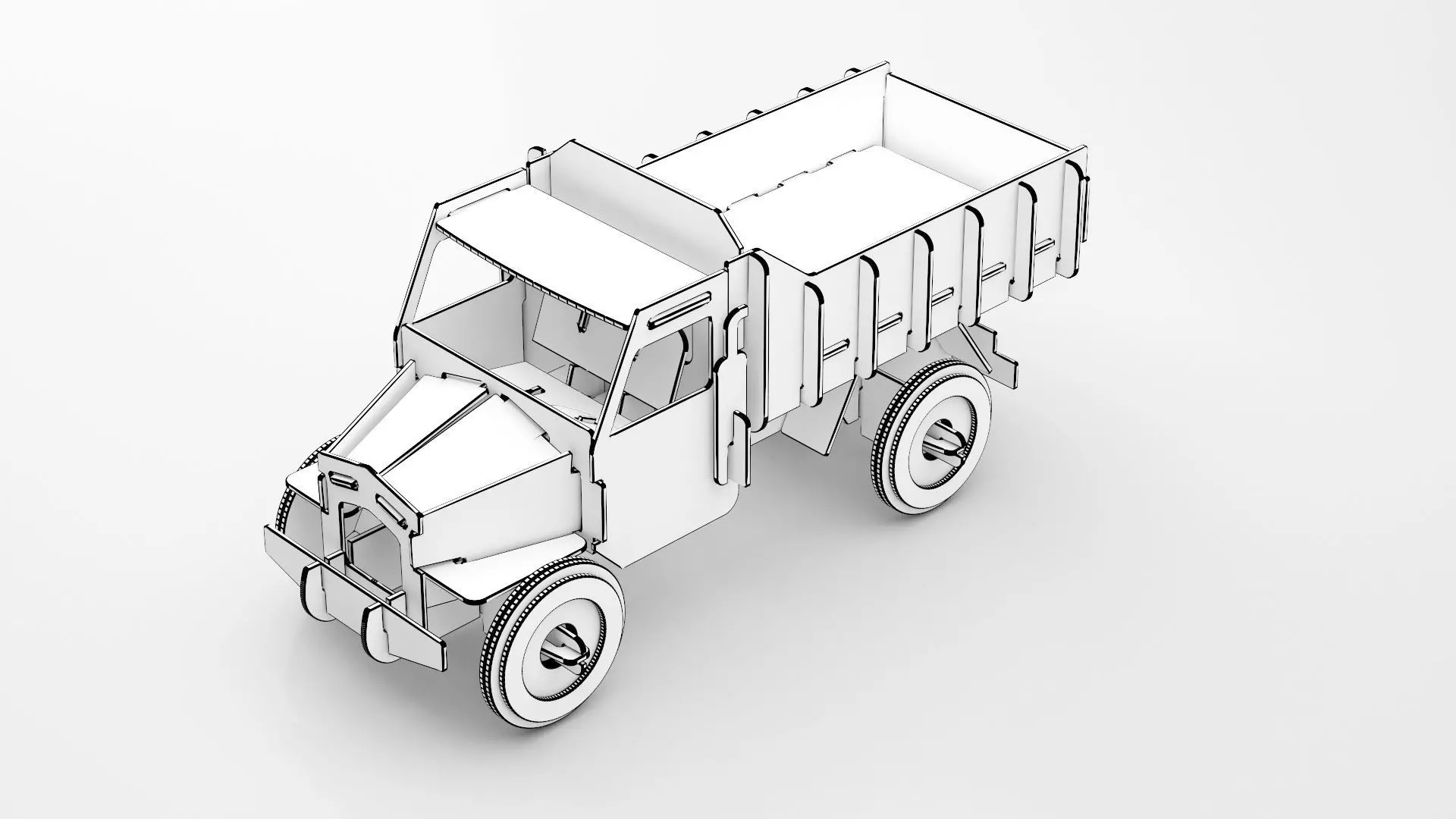 Wooden Toy Collection 3D model_119