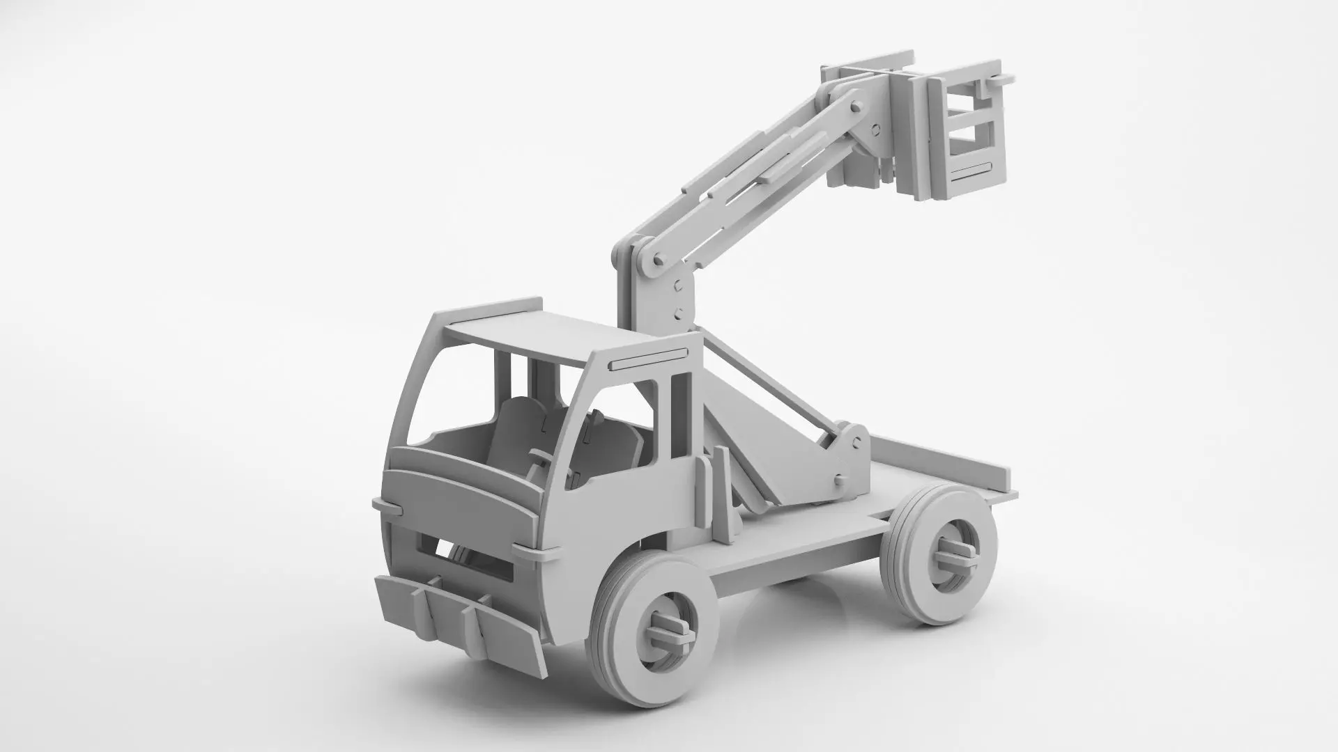 Wooden Toy Collection 3D model_45